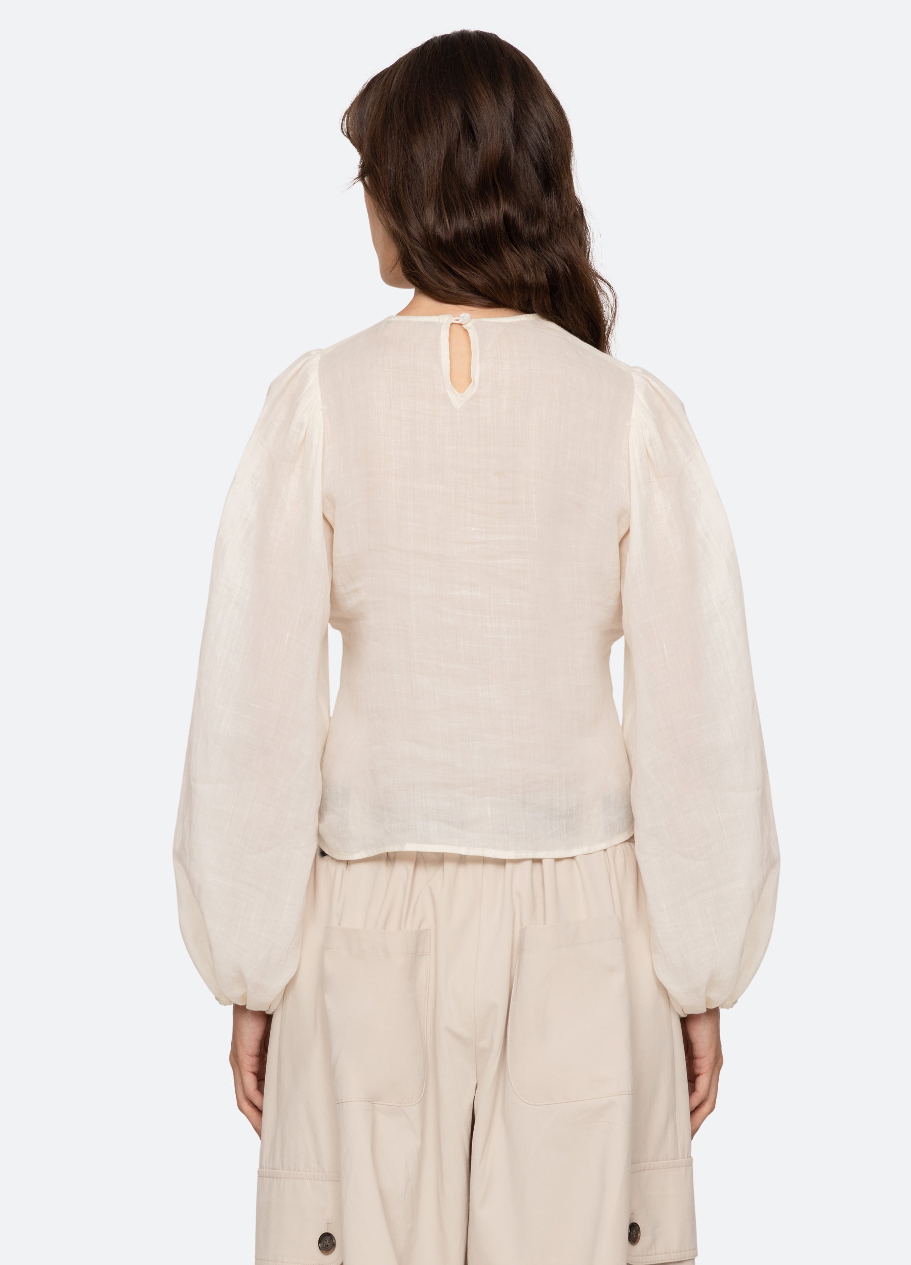 Cream Solene L/S Top | Sea New York