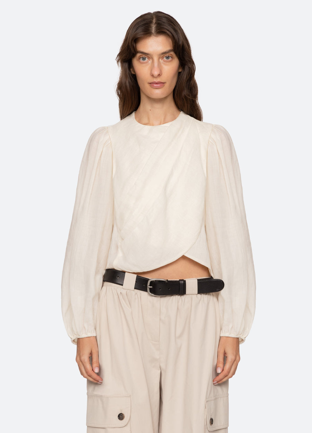 Cream Solene L/S Top | Sea New York