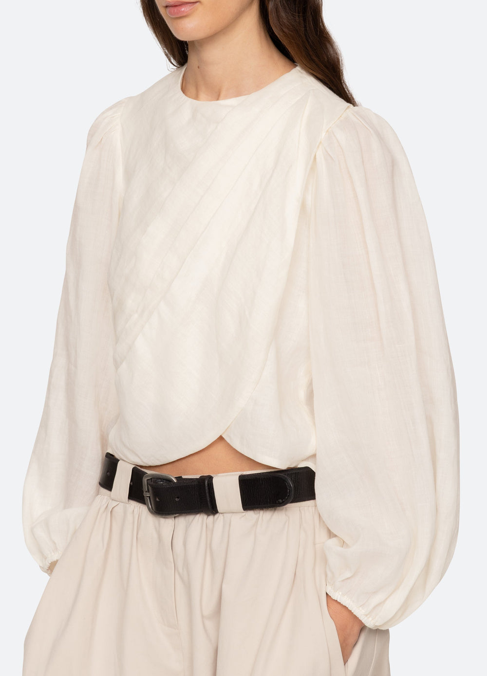 Cream Solene L/S Top | Sea New York