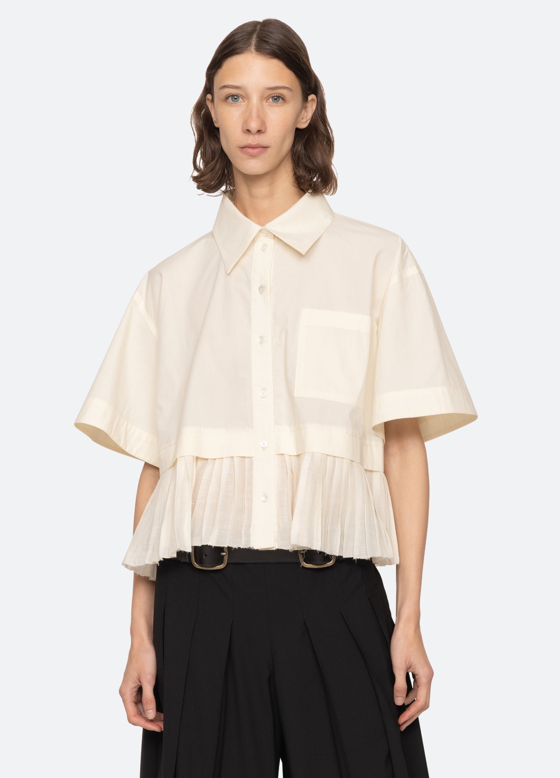 Cream Solene Shirt | Sea New York