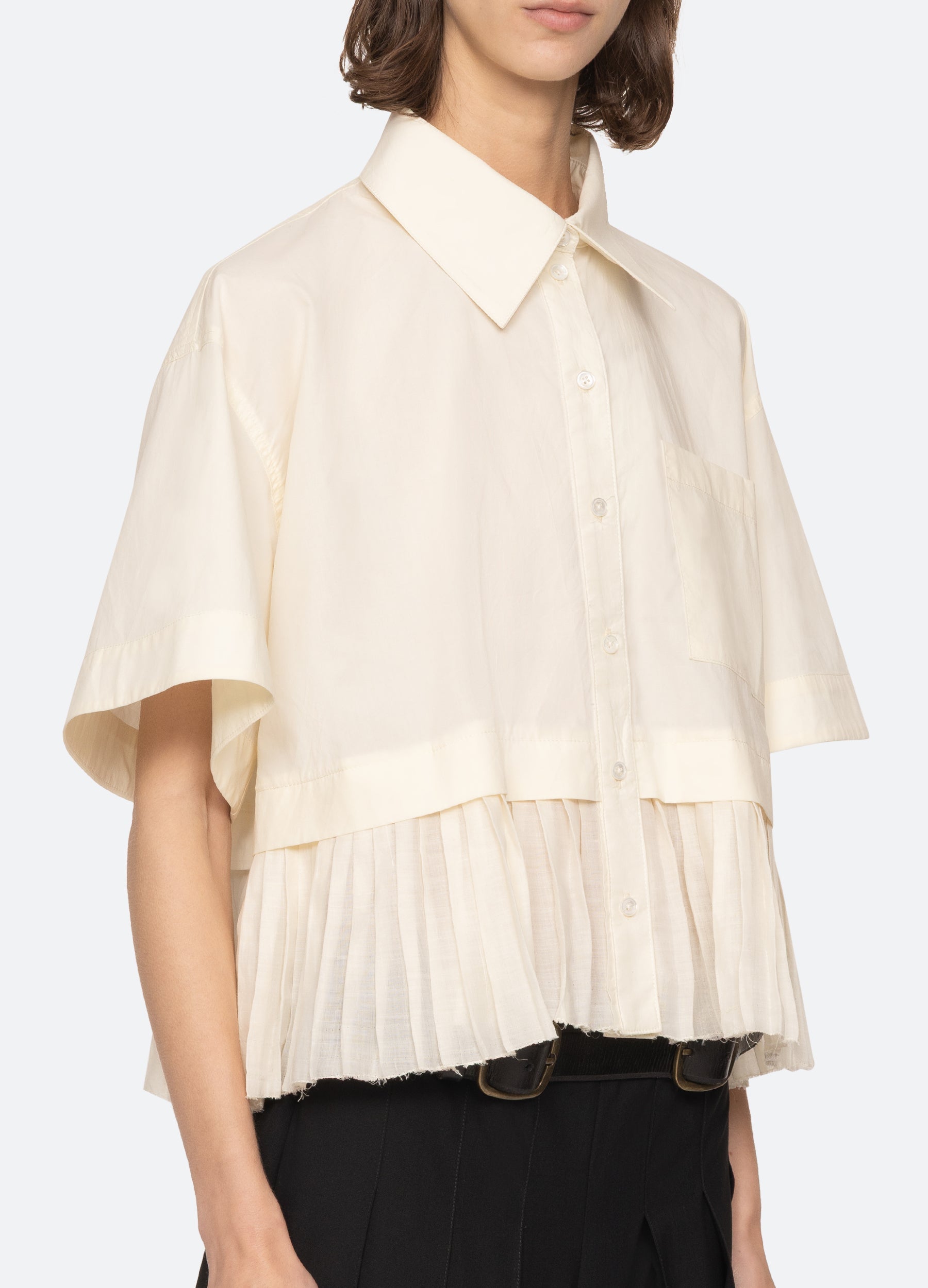 Cream Solene Shirt | Sea New York