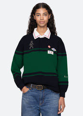Multi Carolyn L/S Rugby Shirt | Sea New York