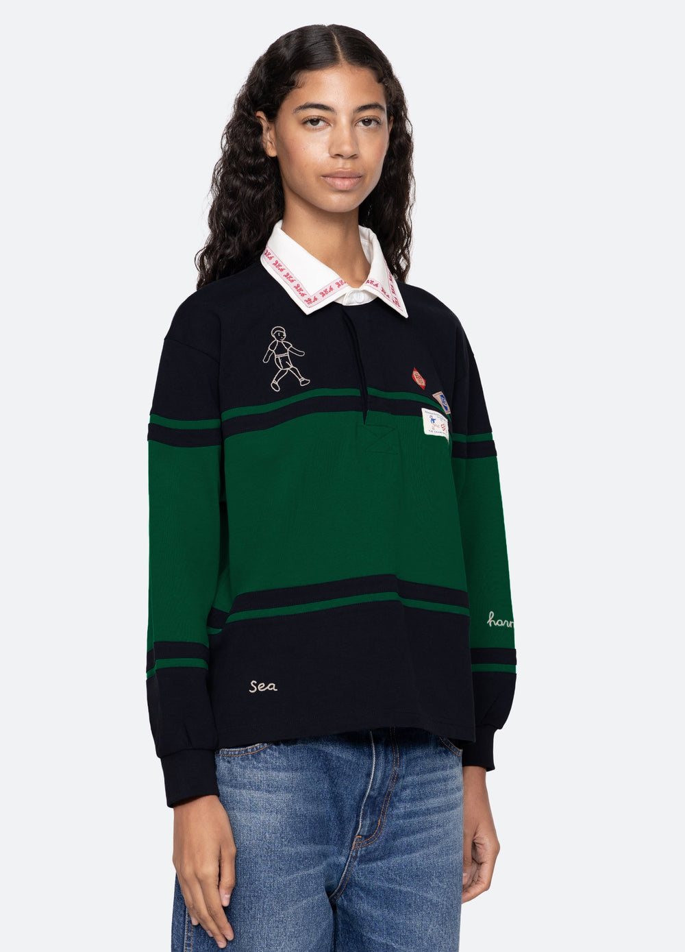 Multi Carolyn L/S Rugby Shirt | Sea New York