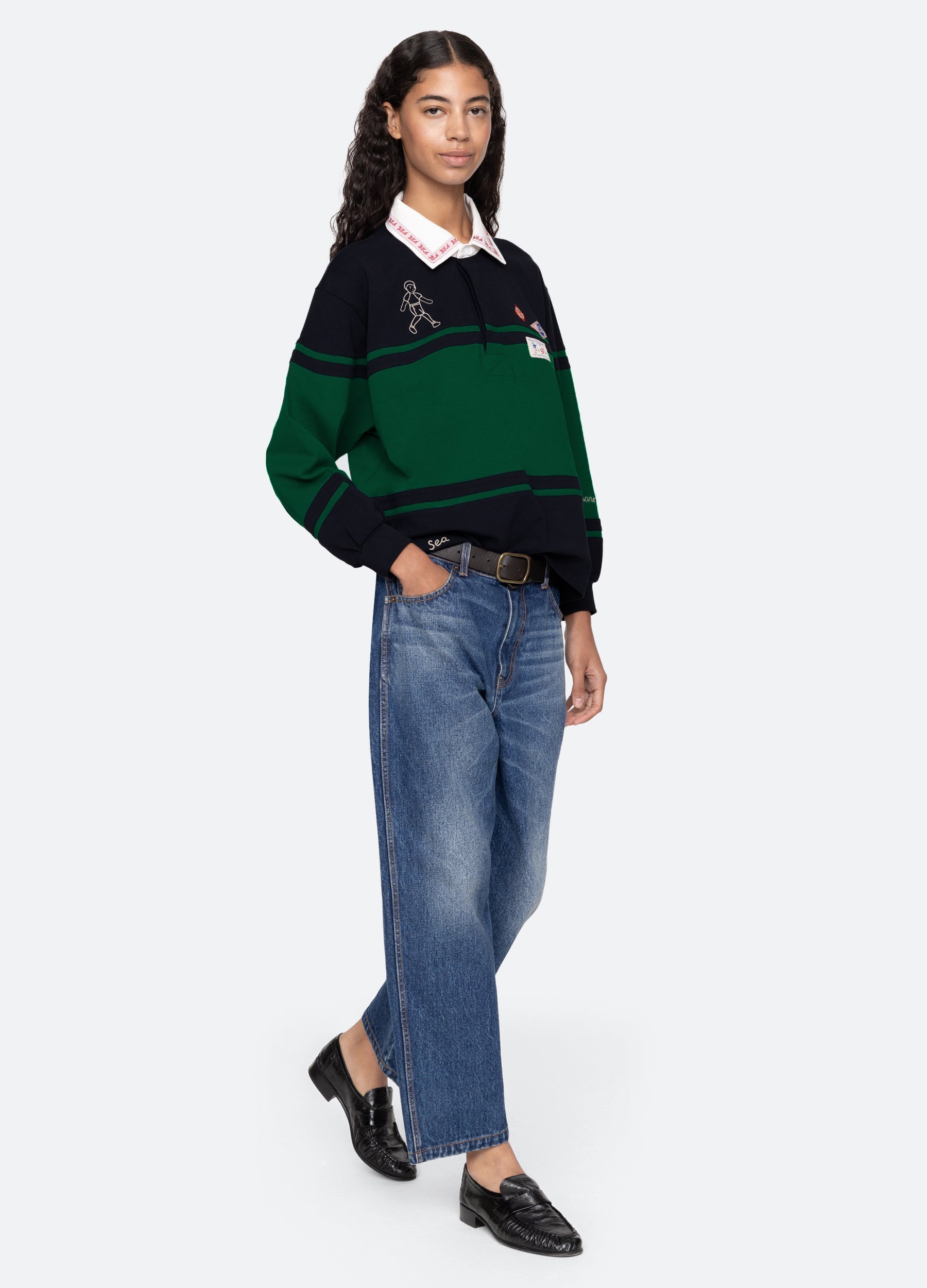 Multi Carolyn L/S Rugby Shirt | Sea New York