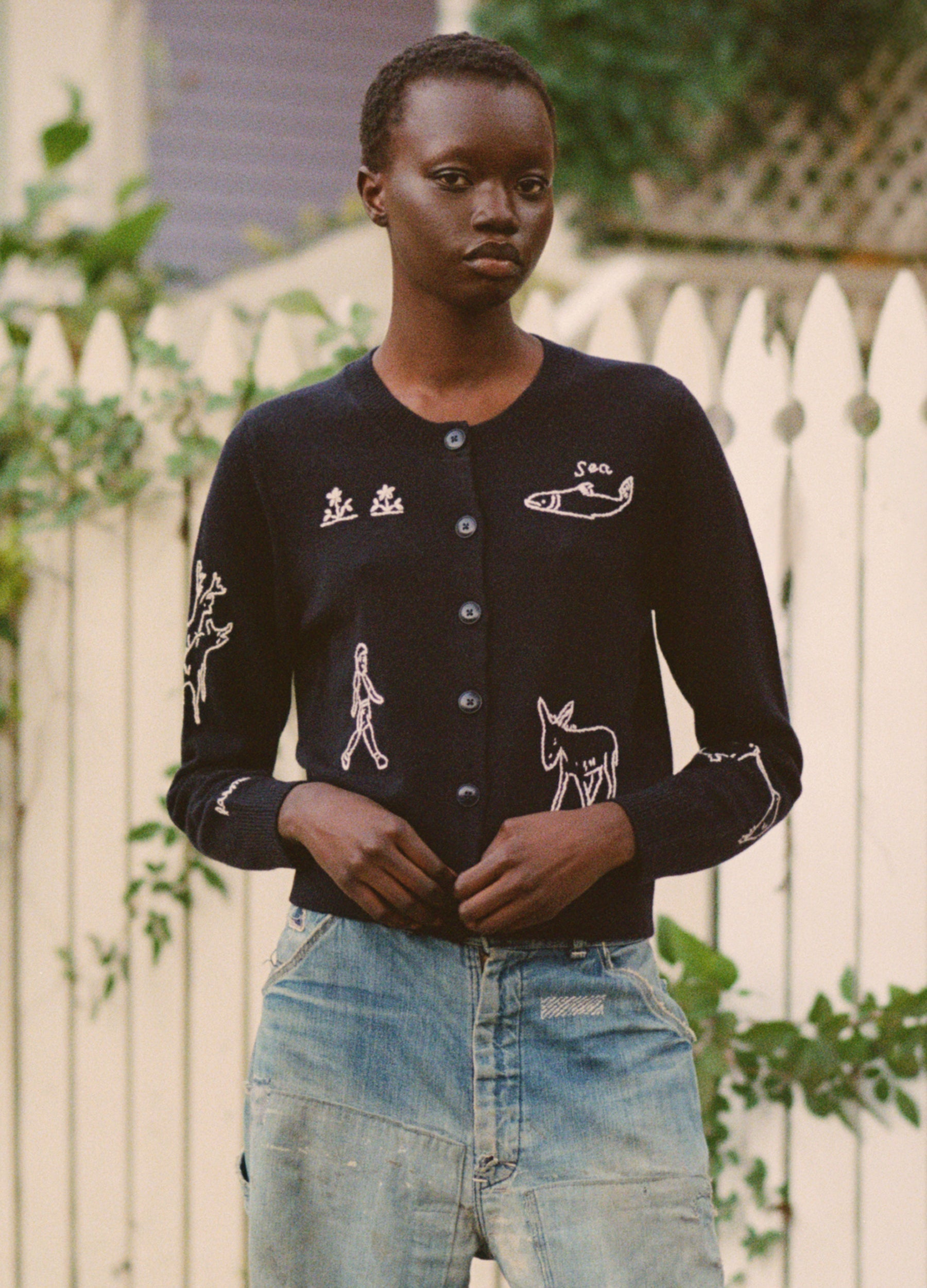 Navy Demi Cardigan | Sea New York