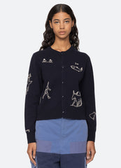 Navy Demi Cardigan | Sea New York