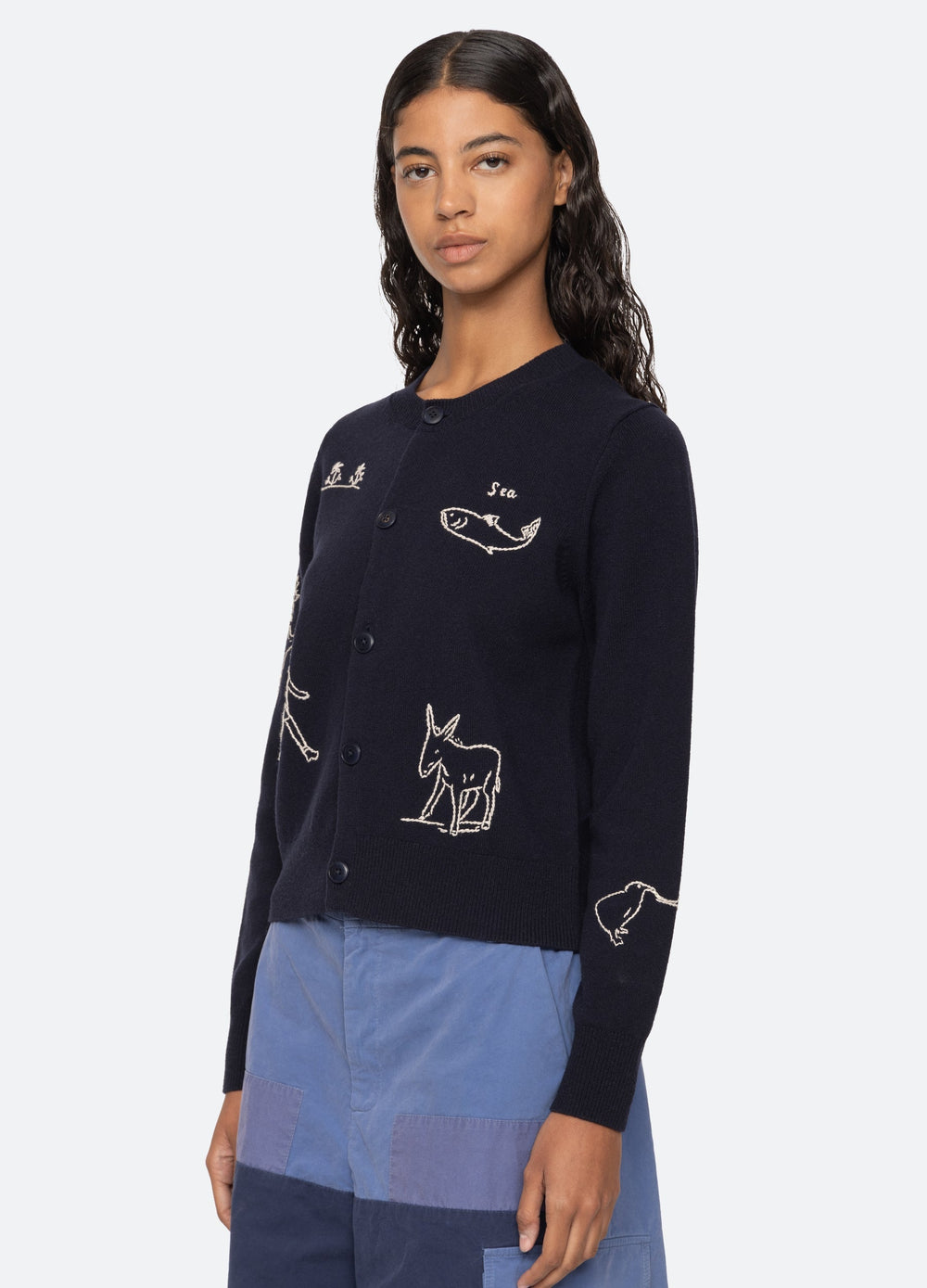 Navy Demi Cardigan | Sea New York