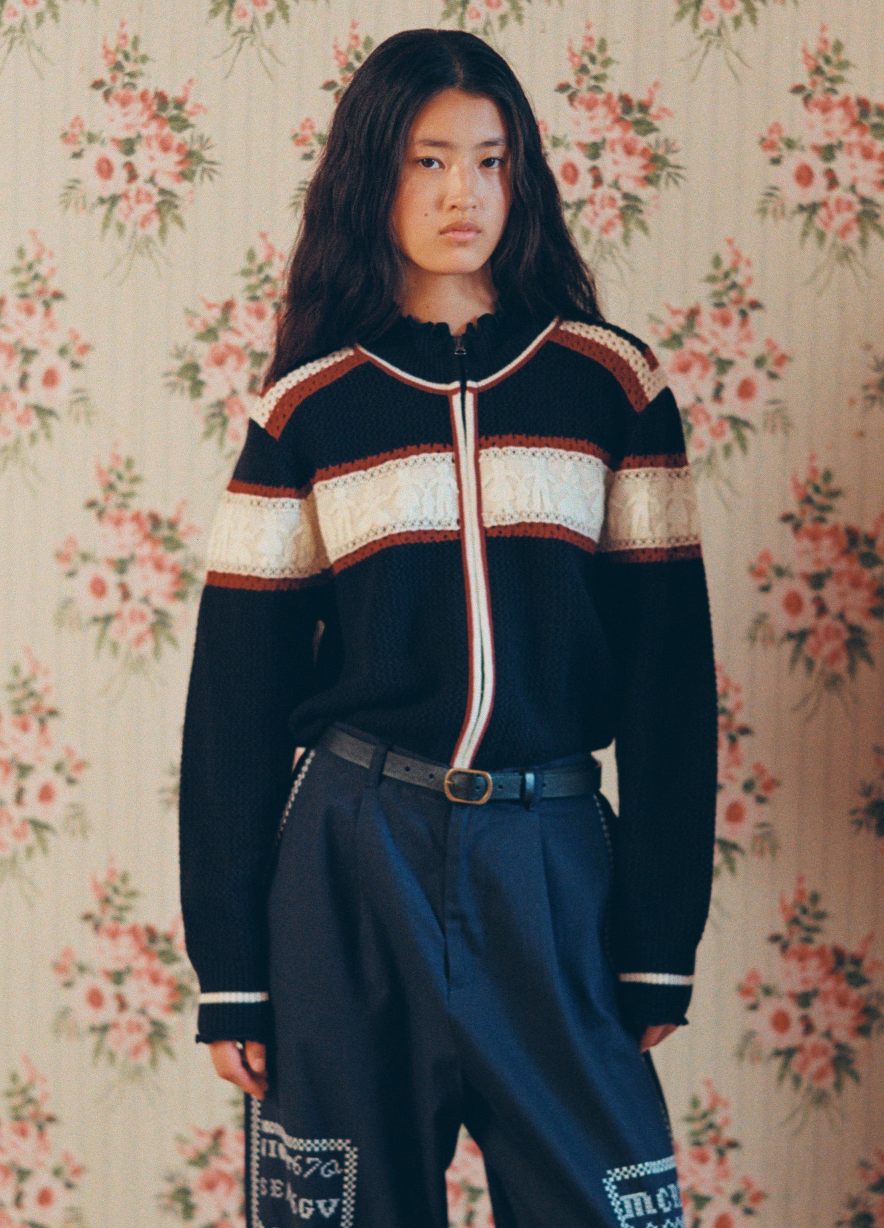 Multi Hester Zip Cardigan | Sea New York