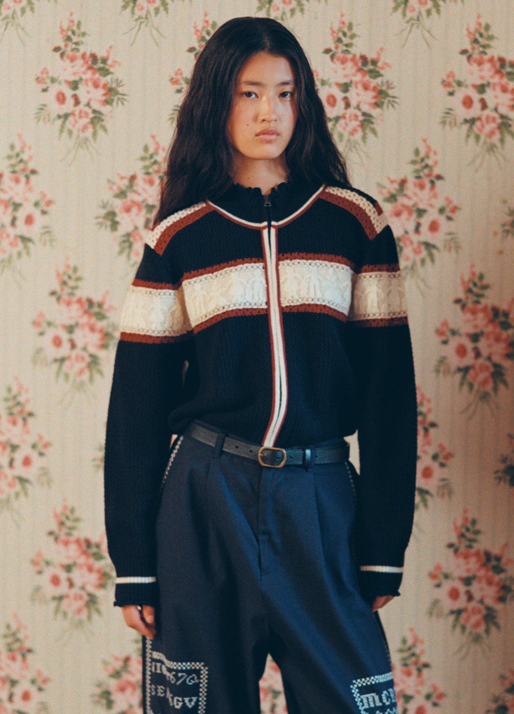 Multi Hester Zip Cardigan | Sea New York