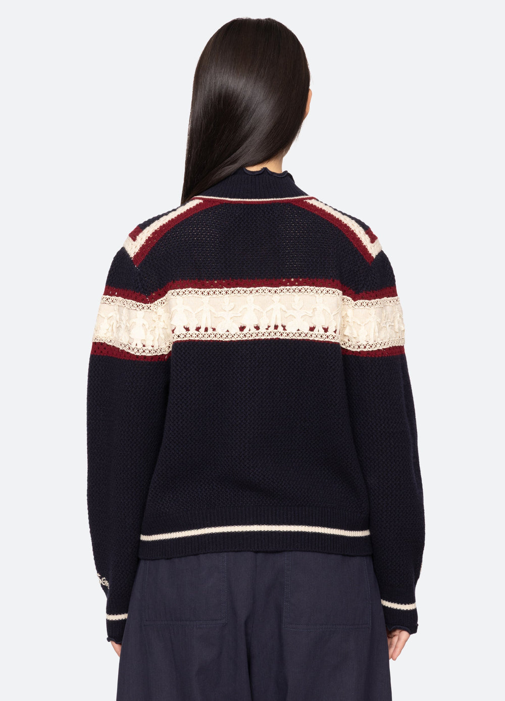 Multi Hester Zip Cardigan | Sea New York