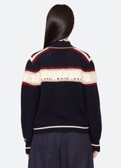 Multi Hester Zip Cardigan | Sea New York