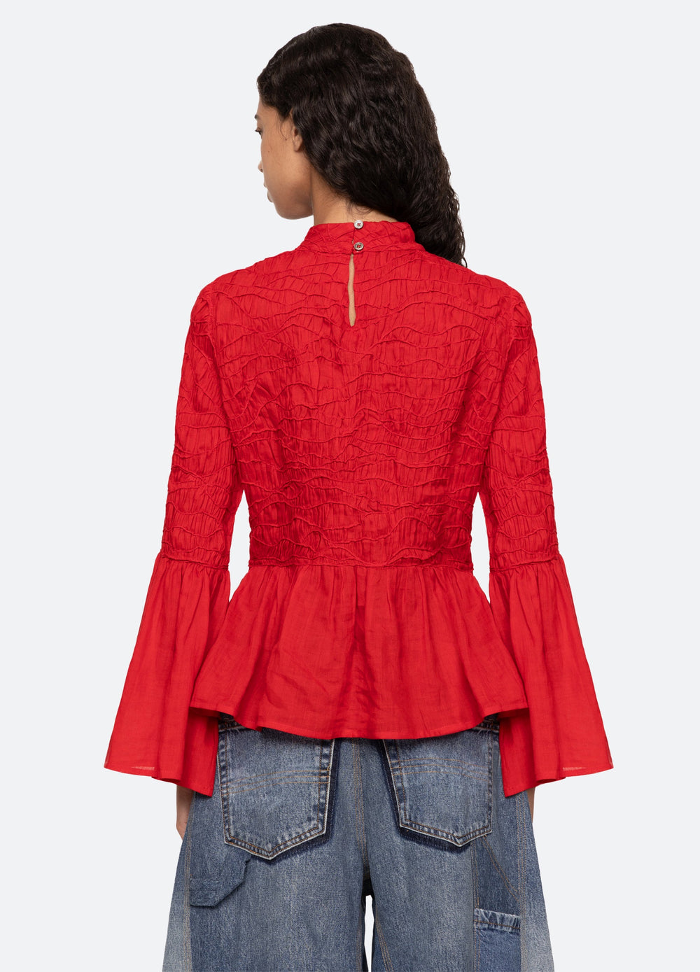 Red Imogen L/S Top | Sea New York