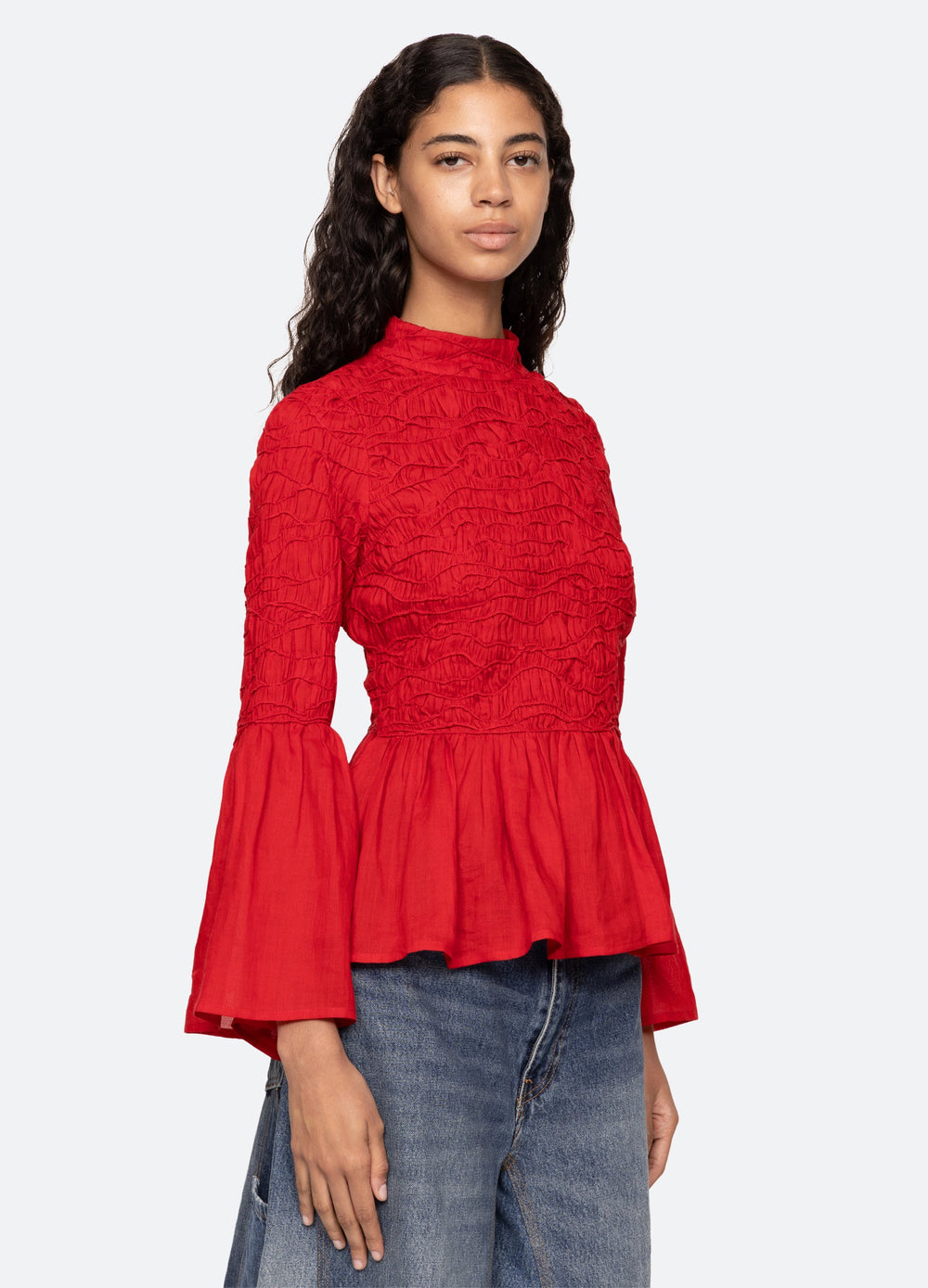 Red Imogen L/S Top | Sea New York