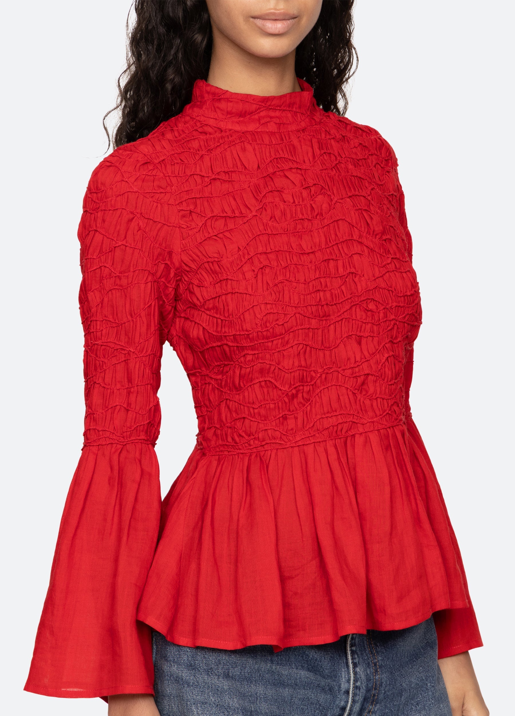 Red Imogen L/S Top | Sea New York