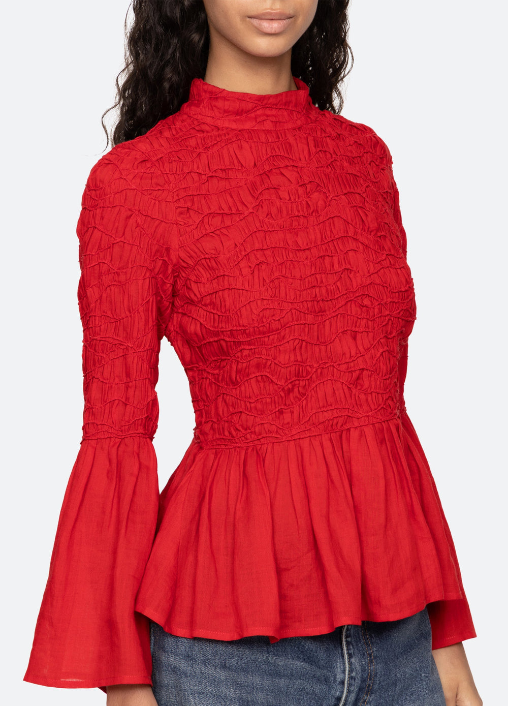 Red Imogen L/S Top | Sea New York