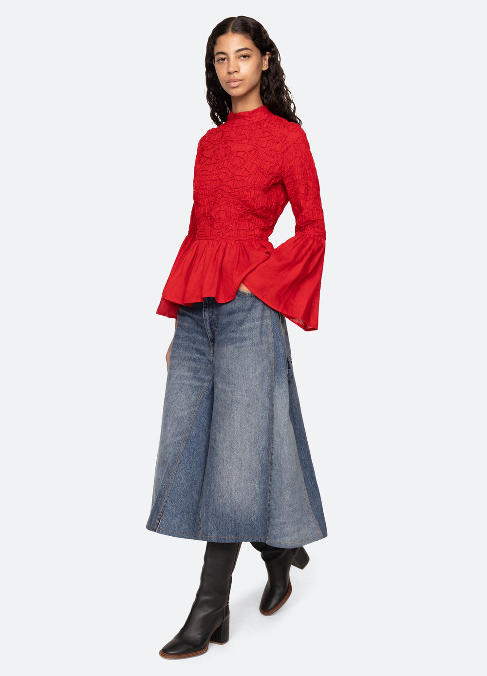 Red Imogen L/S Top | Sea New York