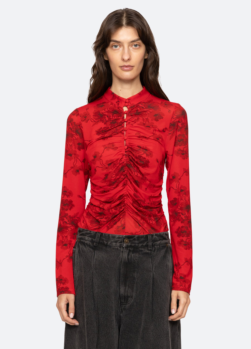 Black Cornelia L/S Top | Sea New York