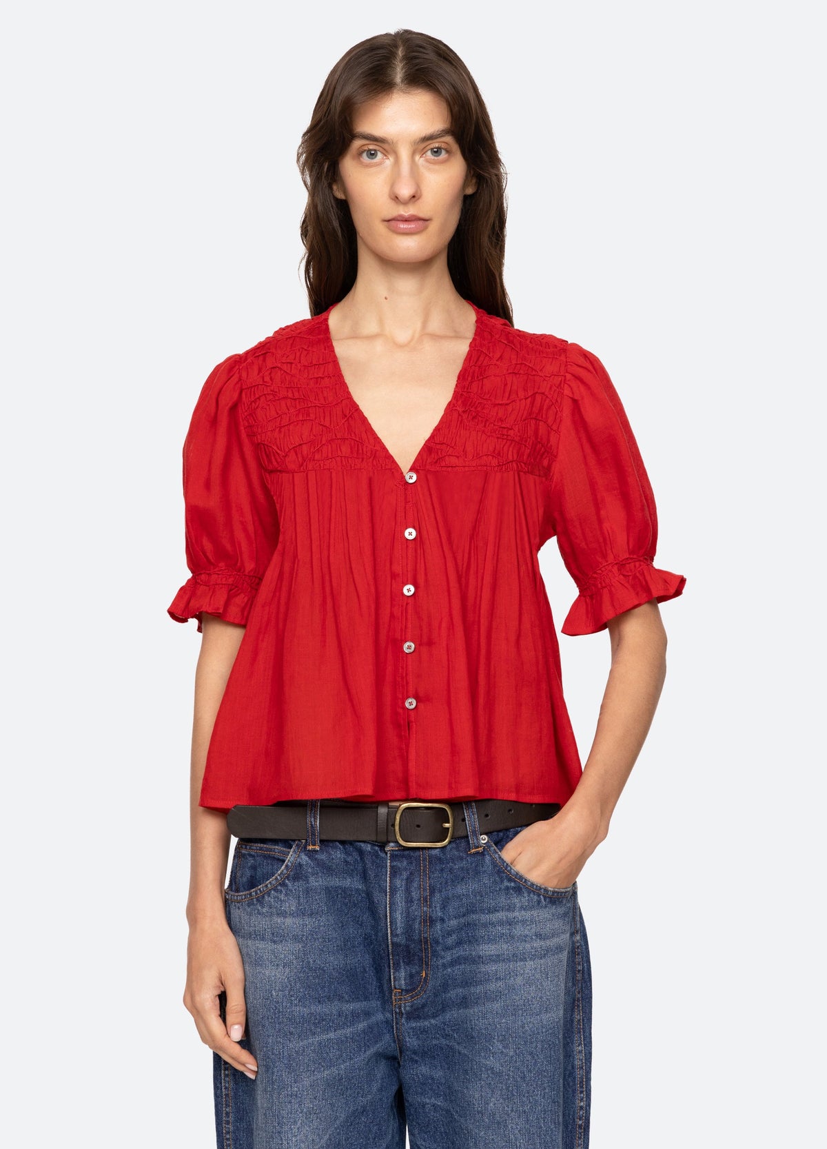 Red Imogen Top | Sea New York
