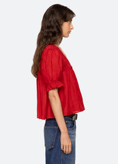 Red Imogen Top | Sea New York