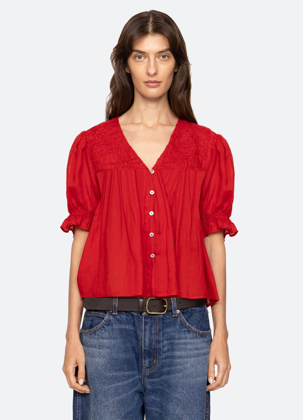 Red Imogen Top | Sea New York