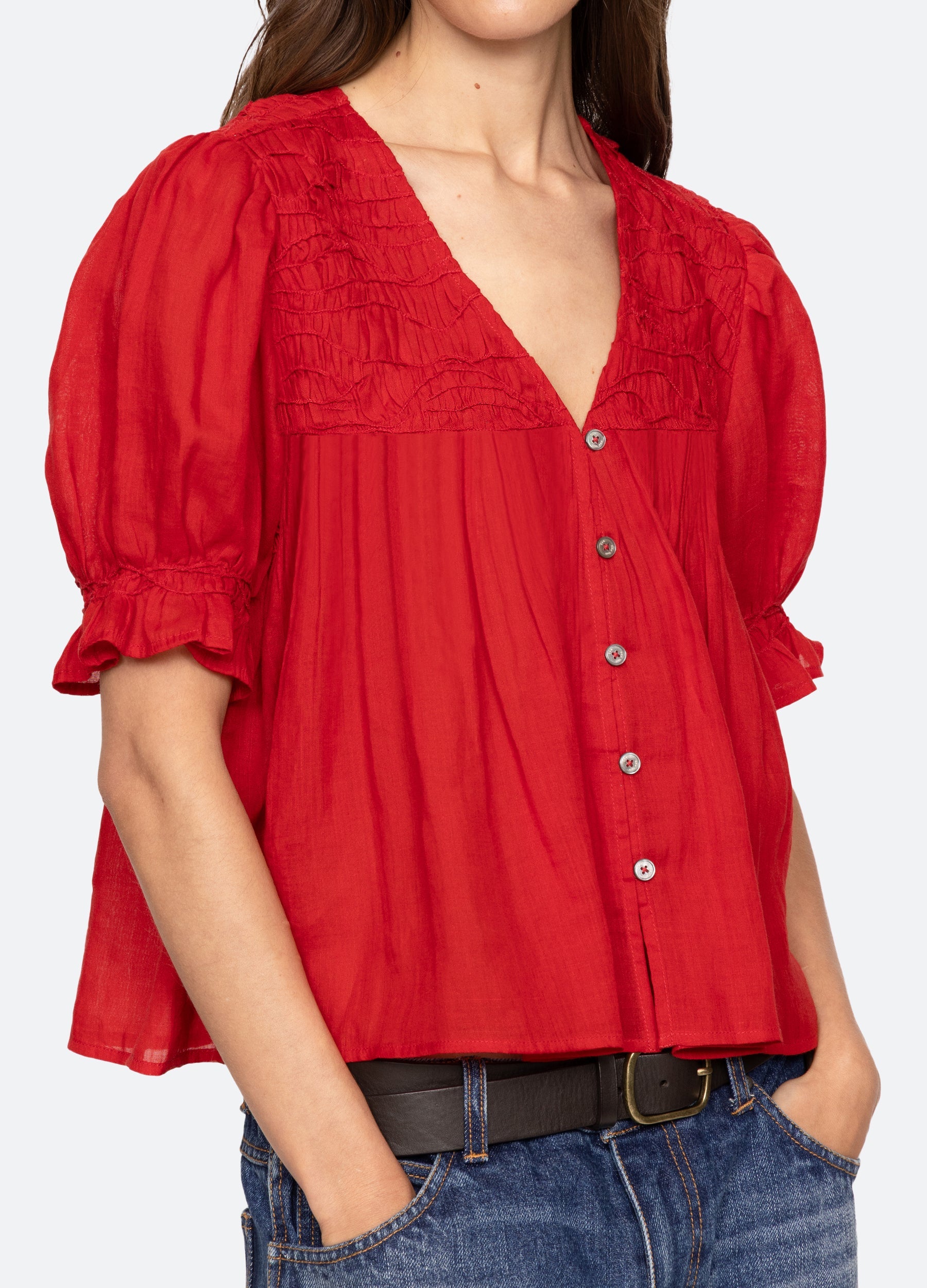 Red Imogen Top | Sea New York