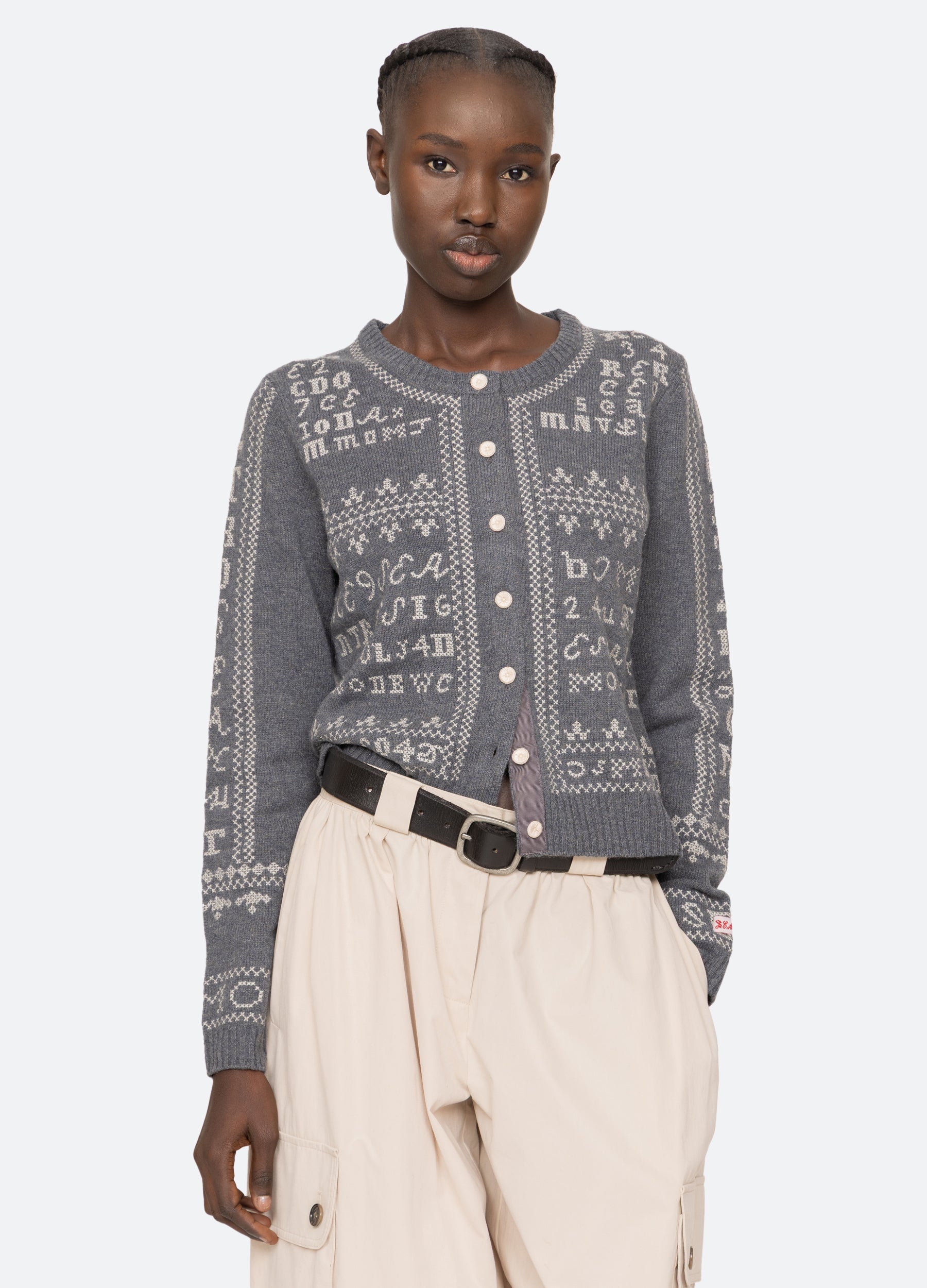 Burgundy Kit Cardigan | Sea New York