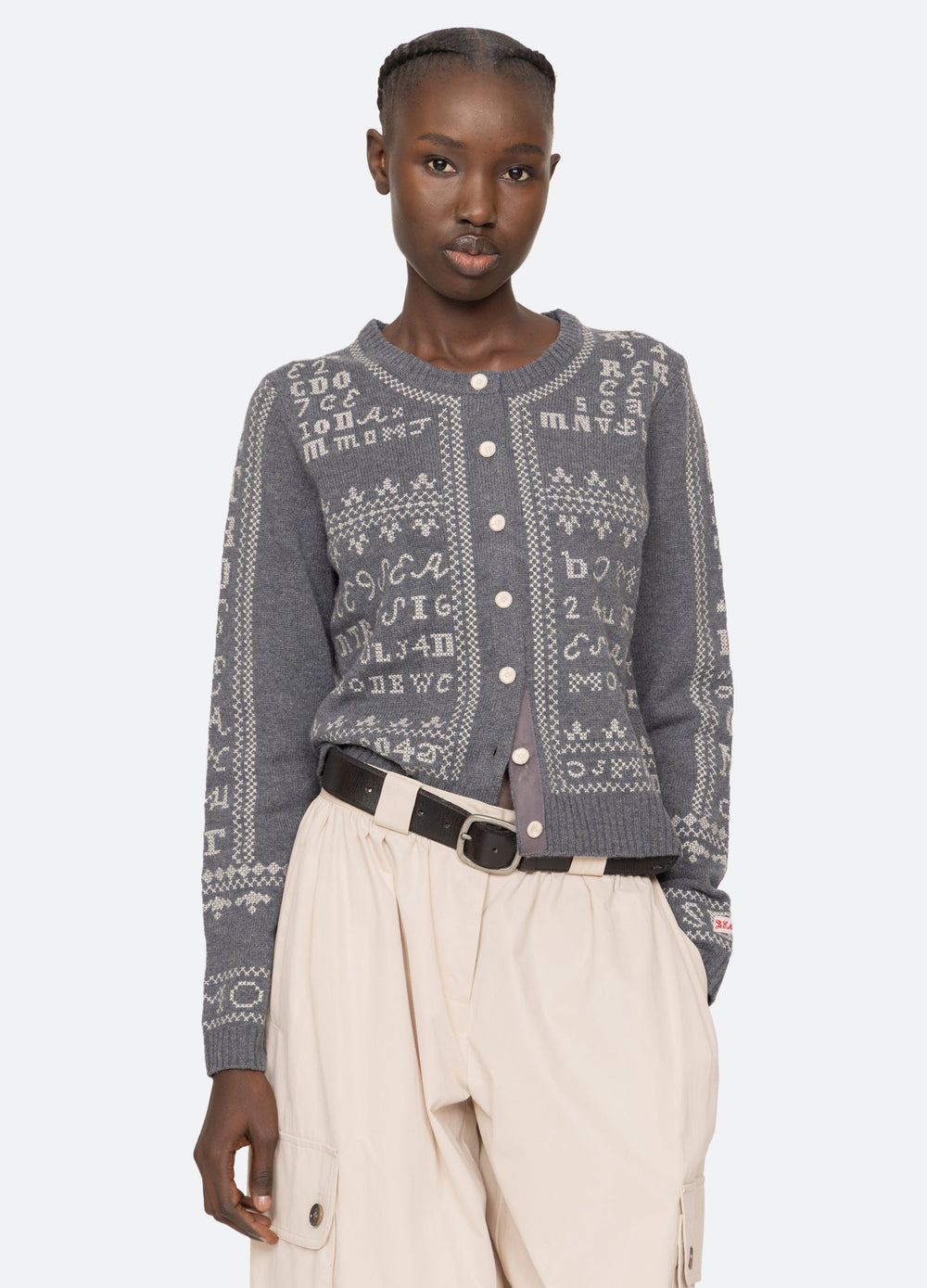 Burgundy Kit Cardigan | Sea New York