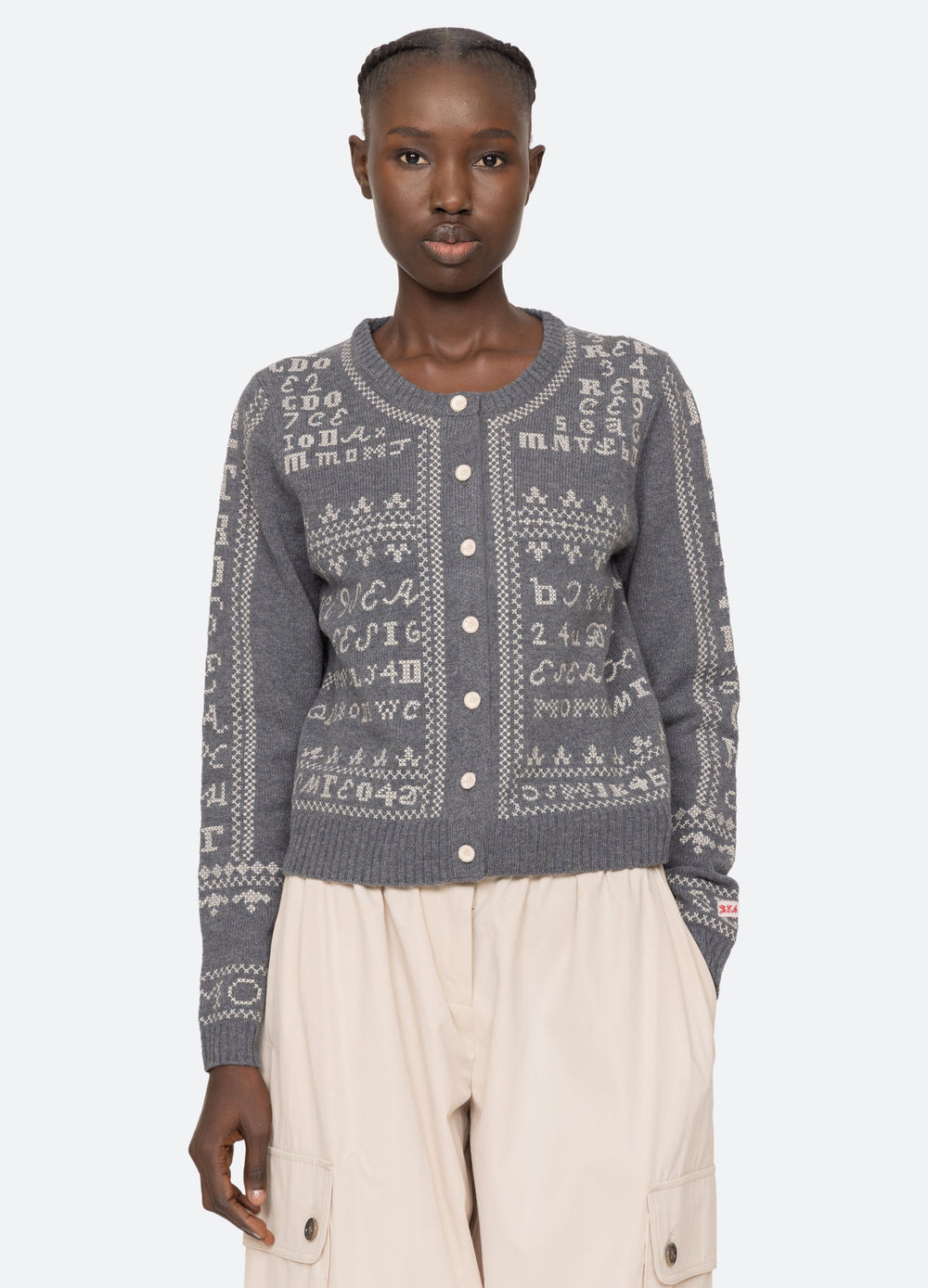 Burgundy Kit Cardigan | Sea New York