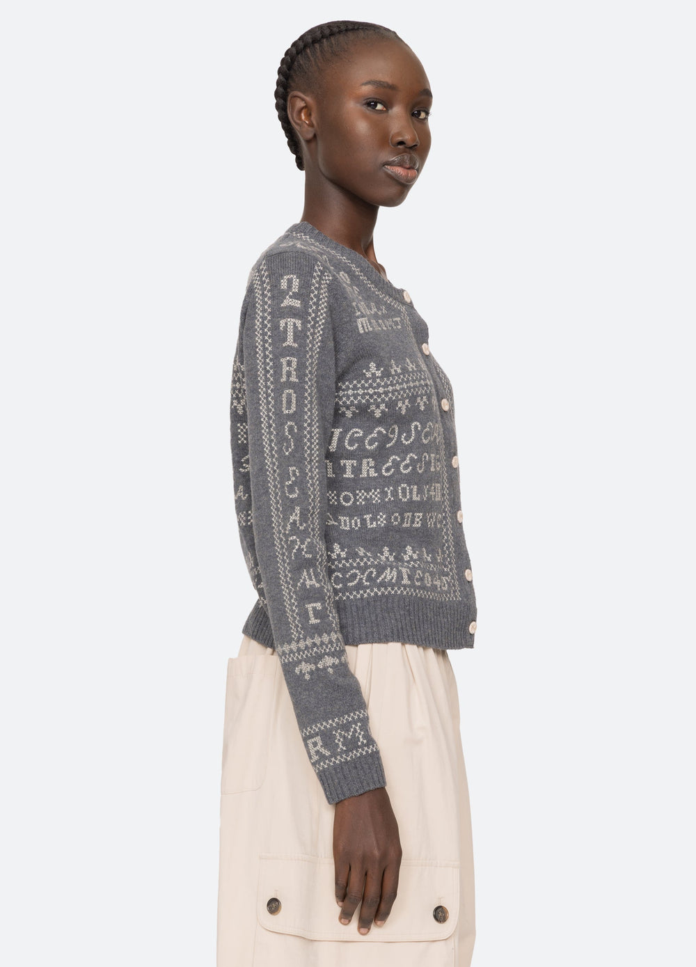 Burgundy Kit Cardigan | Sea New York