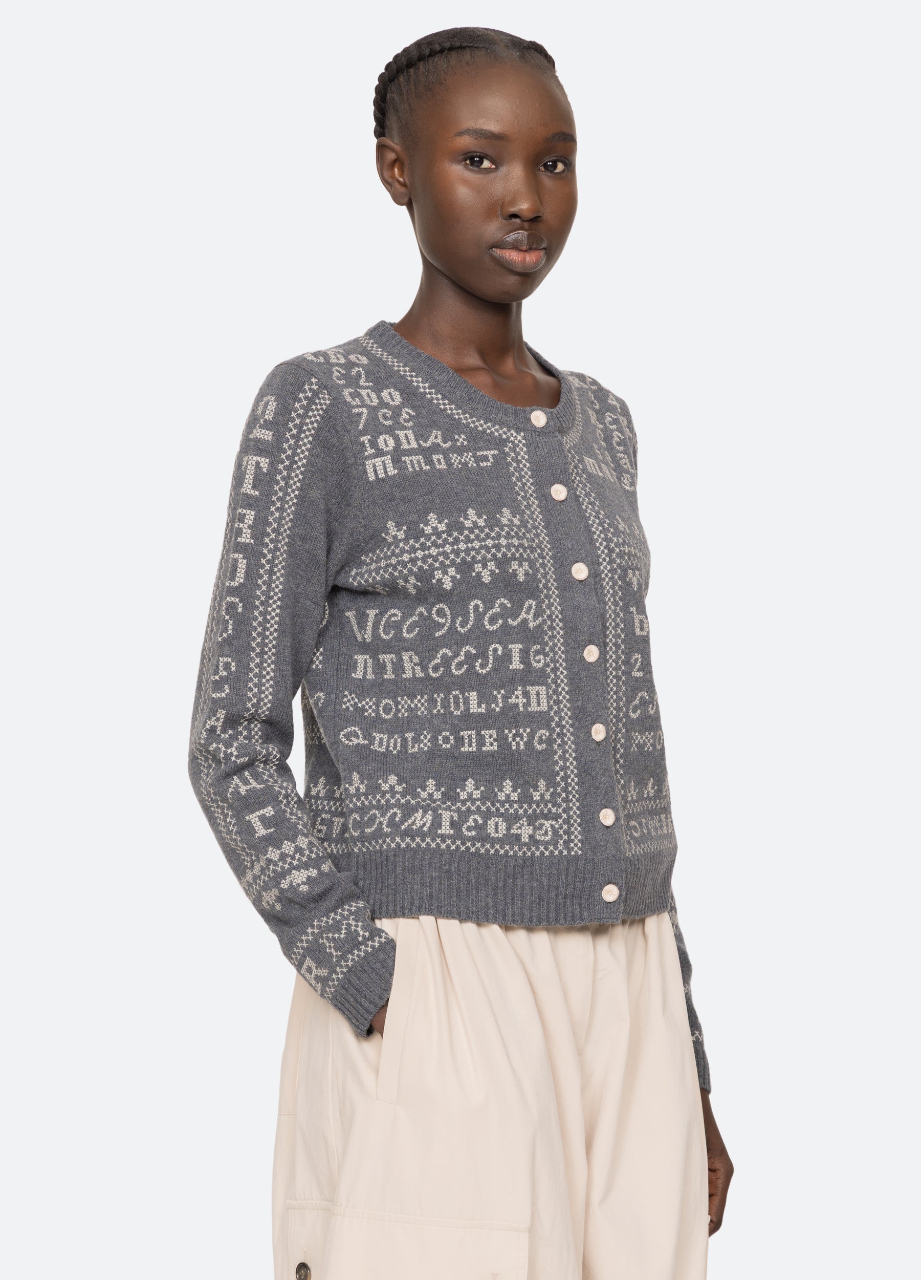 Burgundy Kit Cardigan | Sea New York