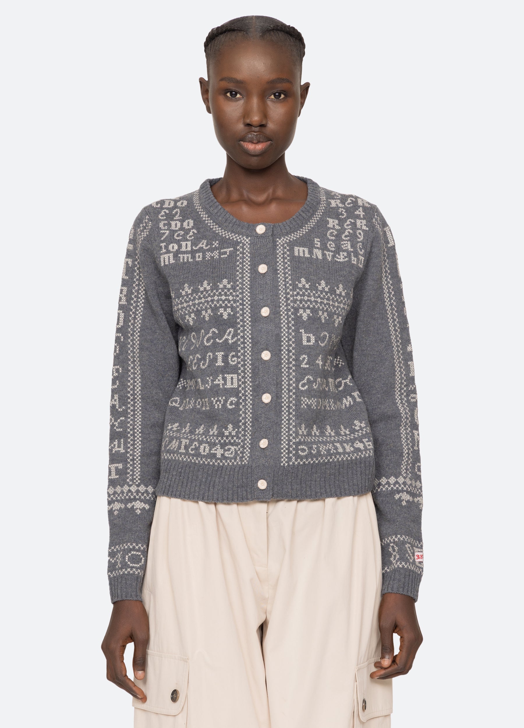 Burgundy Kit Cardigan | Sea New York