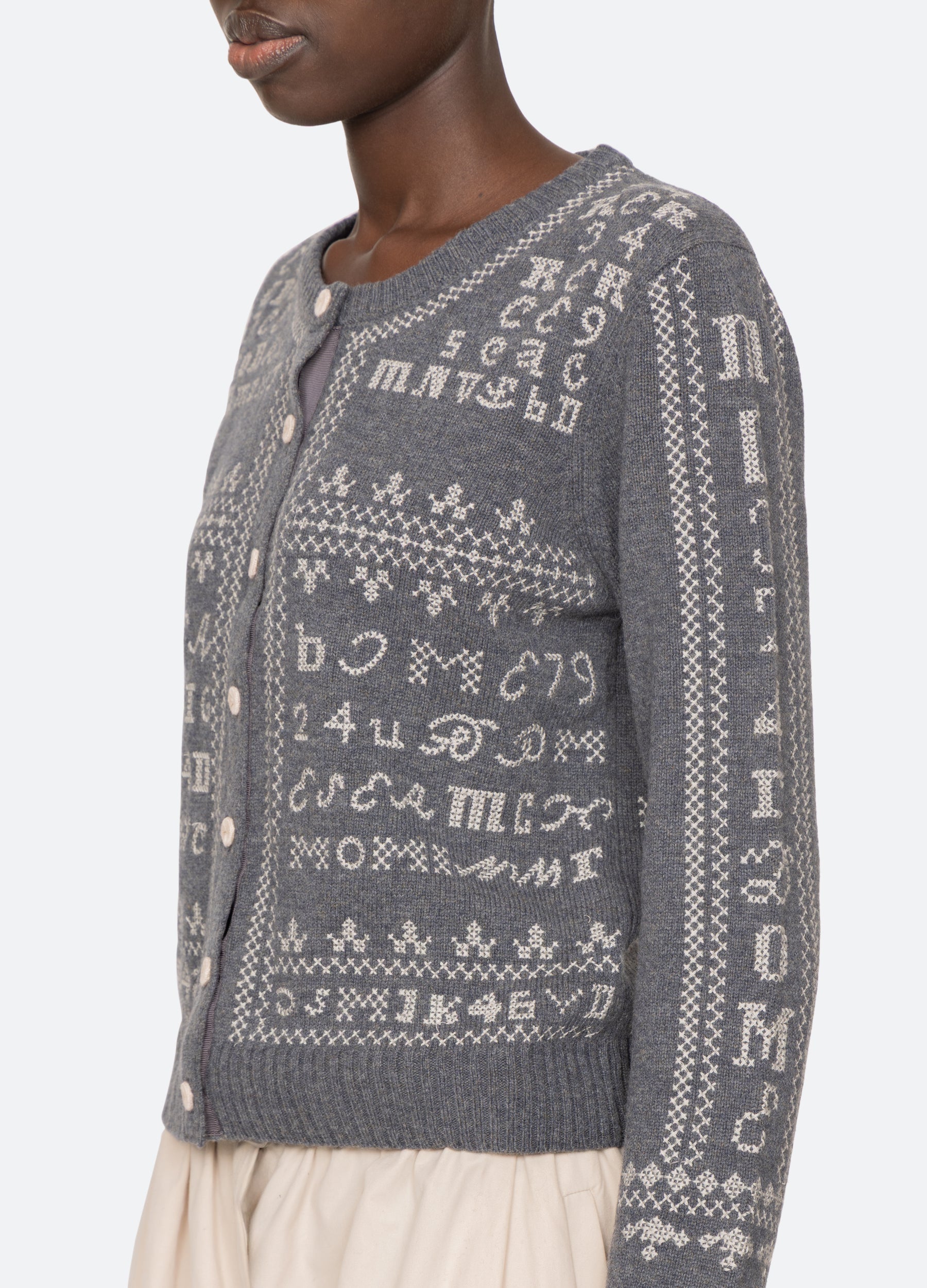 Burgundy Kit Cardigan | Sea New York