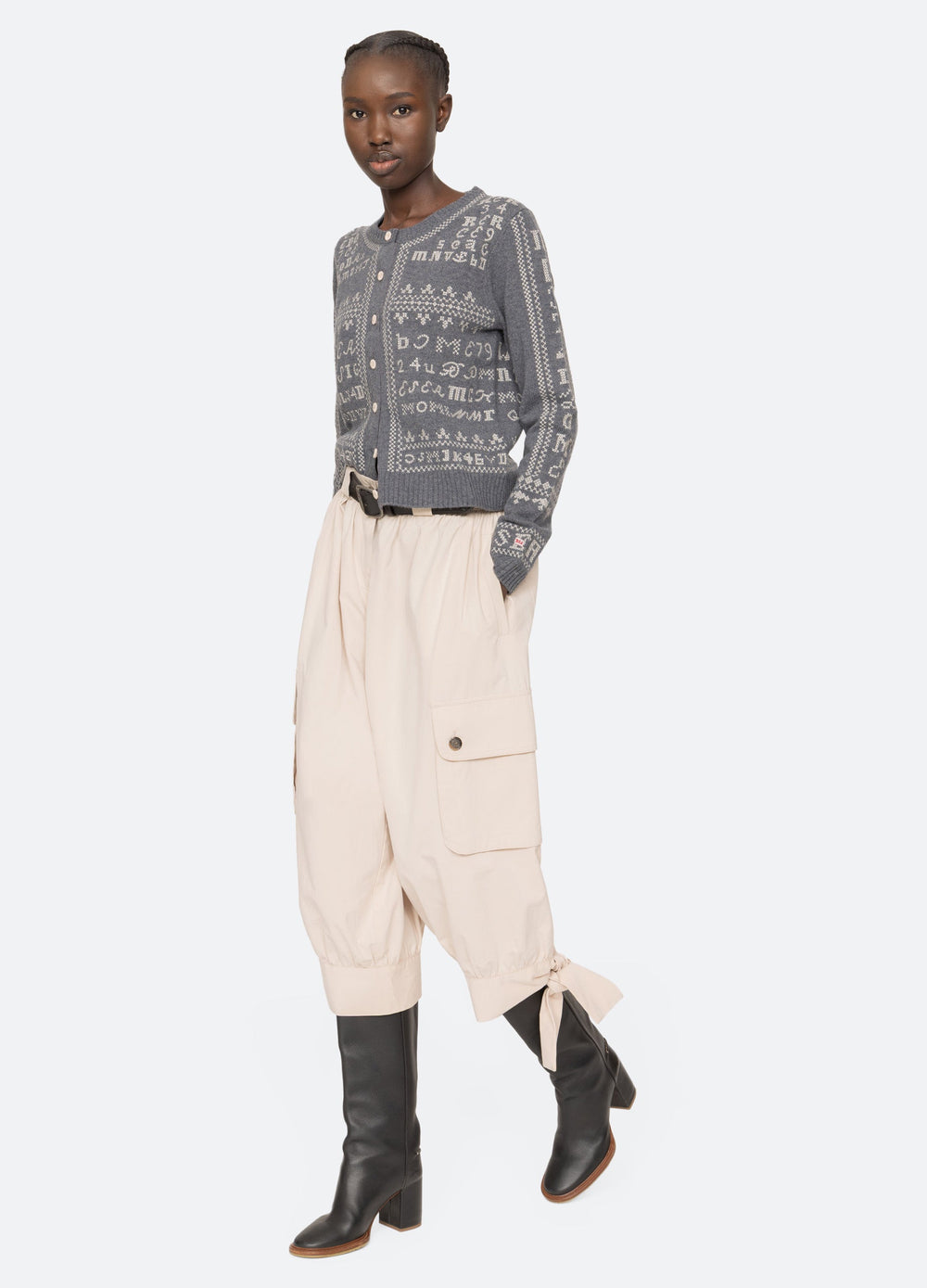 Burgundy Kit Cardigan | Sea New York