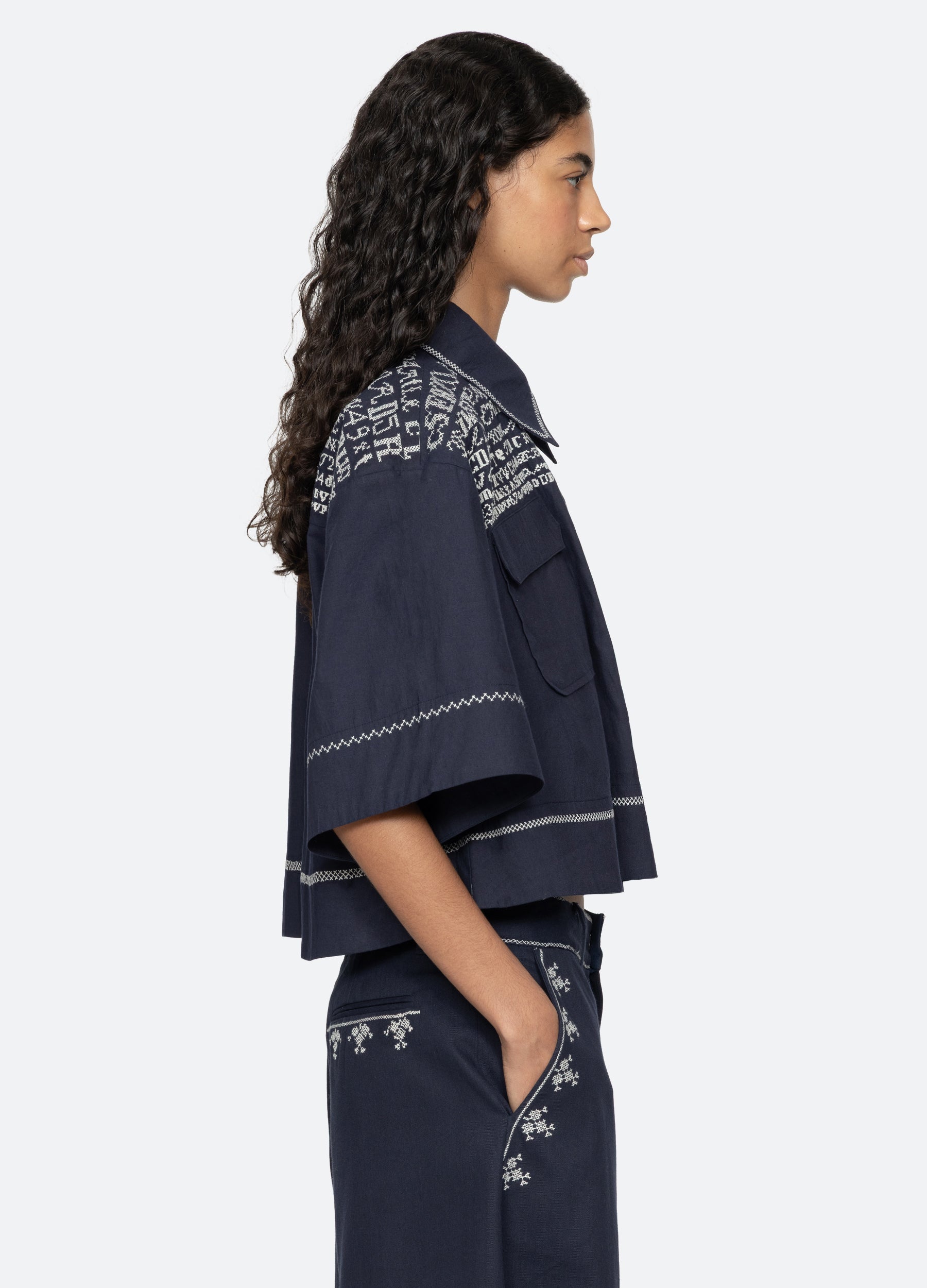Navy Kit Top | Sea New York