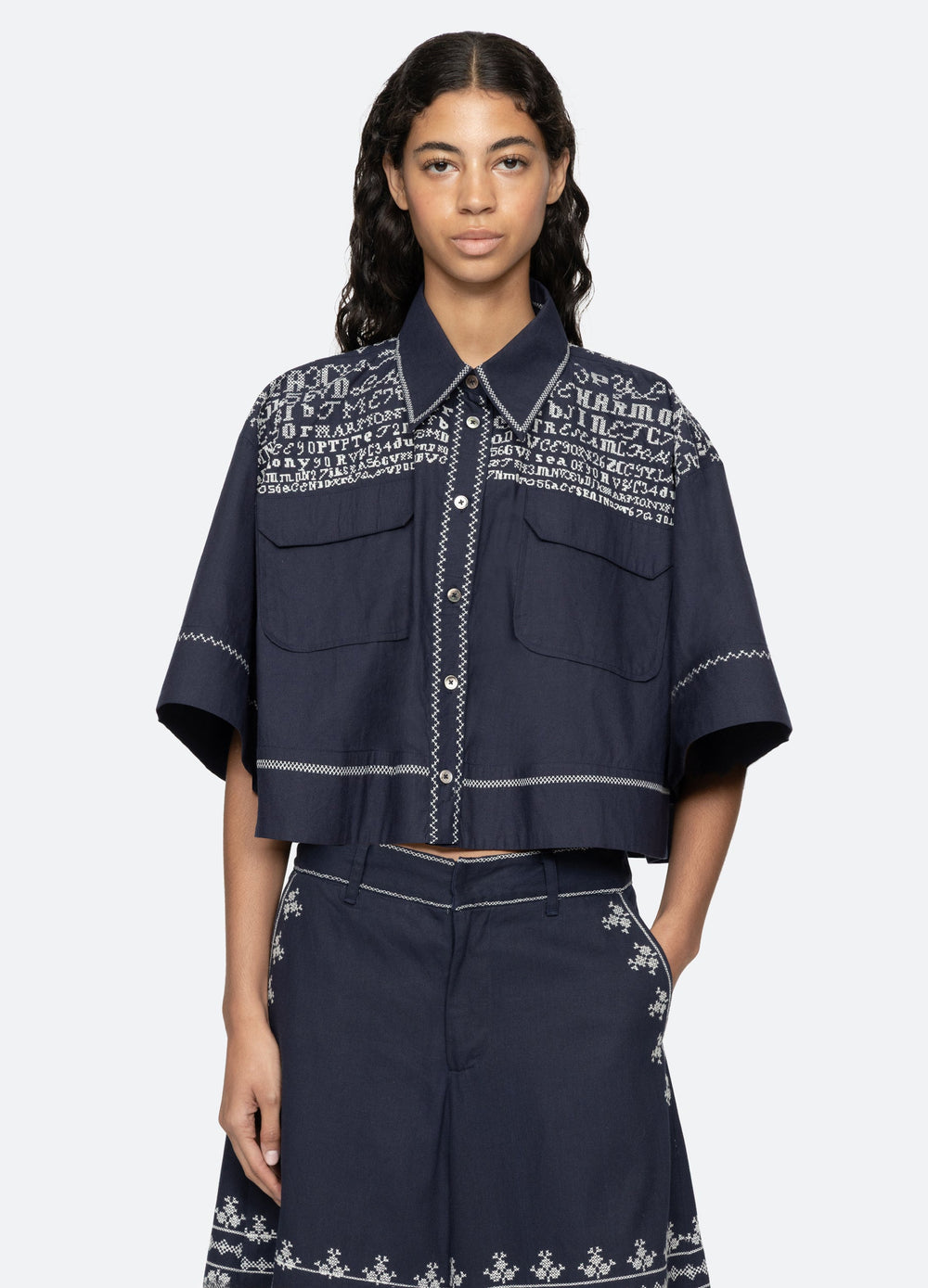 Navy Kit Top | Sea New York