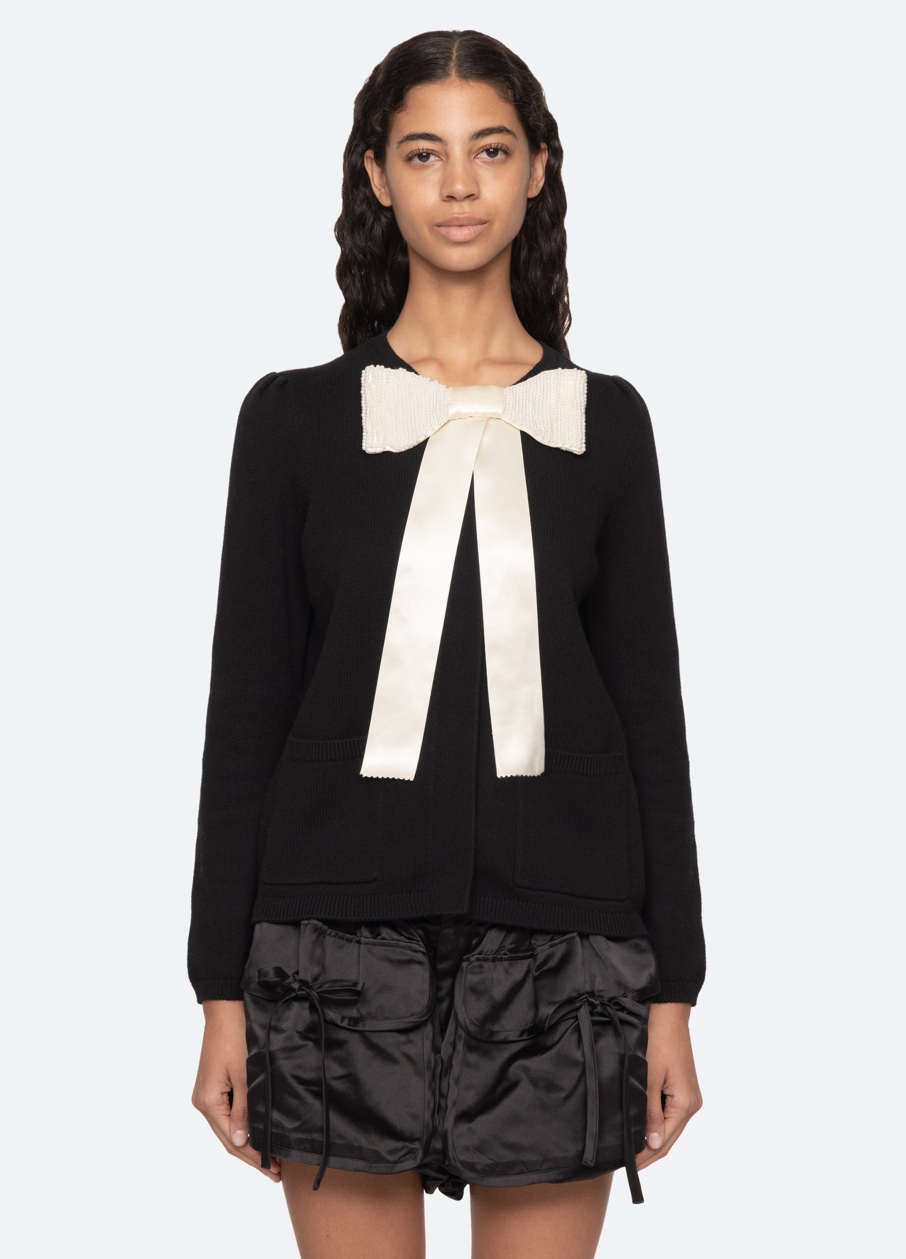 Black Seraphine Cardigan | Sea New York