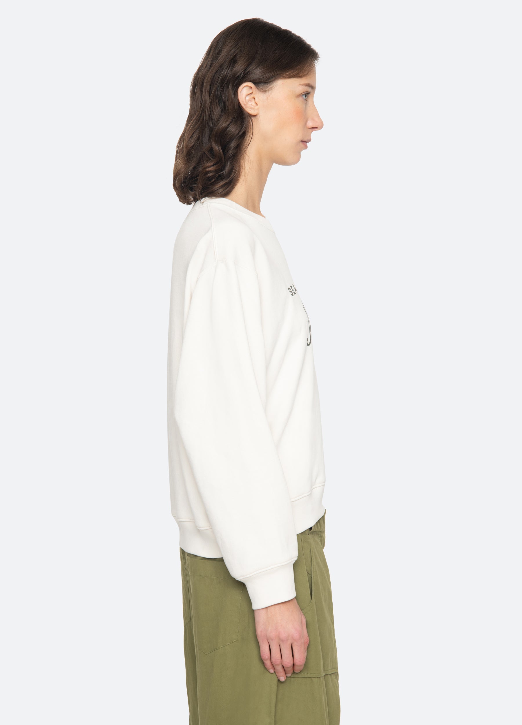 Cream Claira Sweatshirt | Sea New York