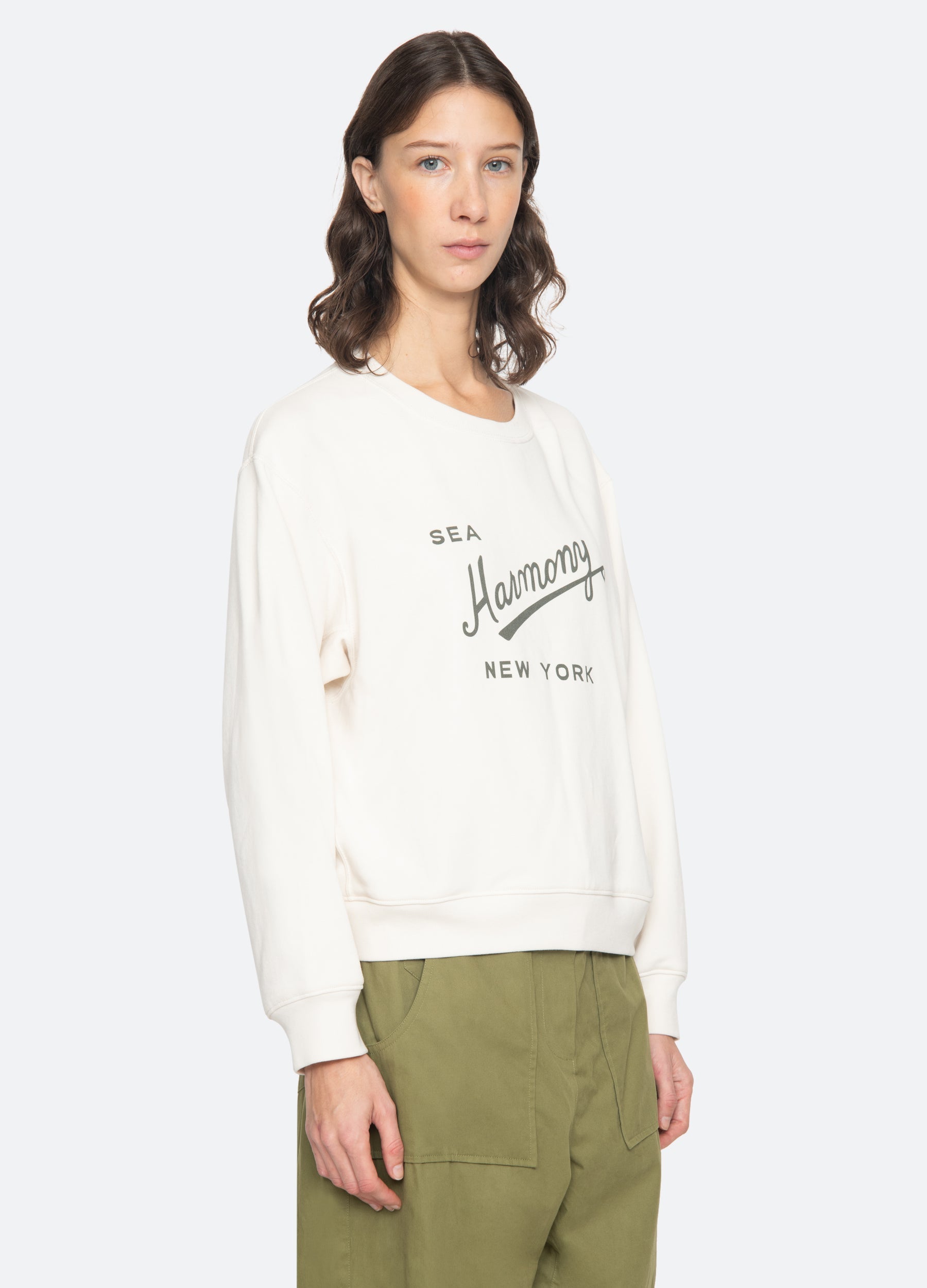 Cream Claira Sweatshirt | Sea New York