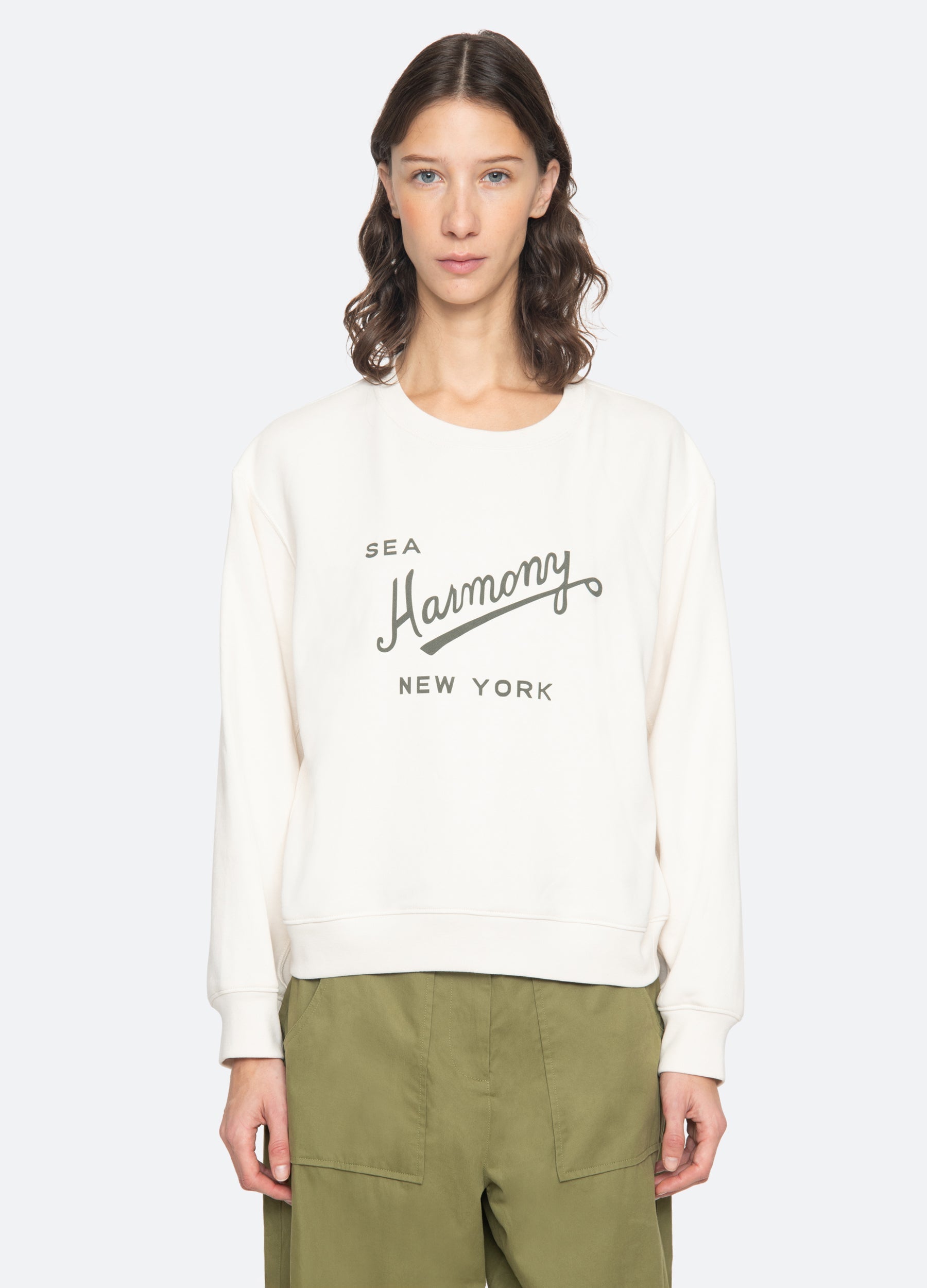Cream Claira Sweatshirt | Sea New York