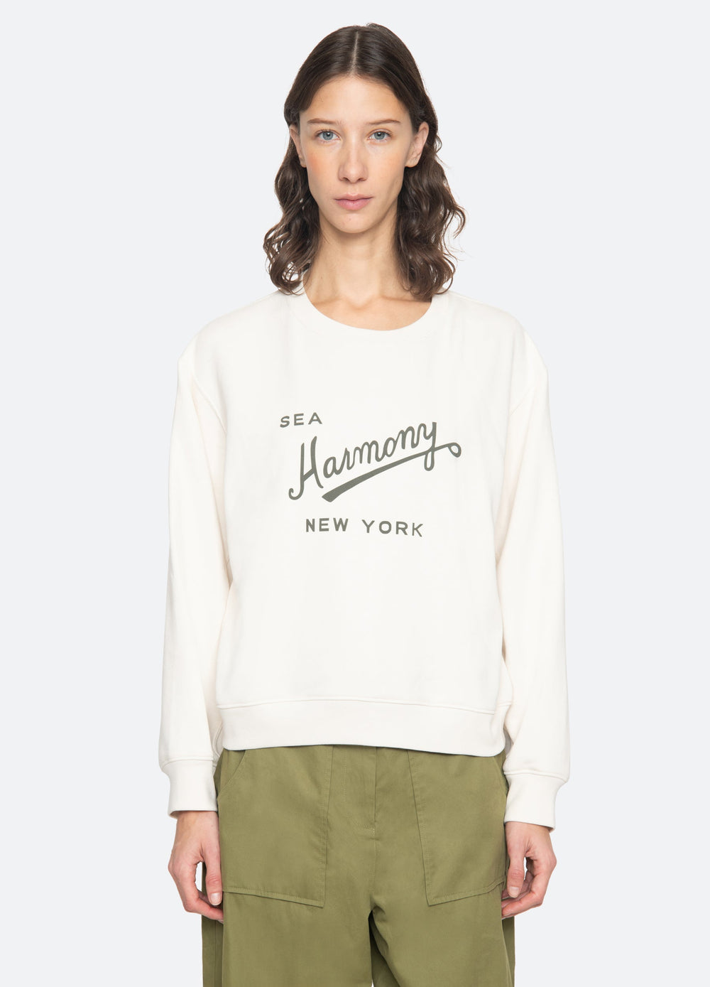 Cream Claira Sweatshirt | Sea New York