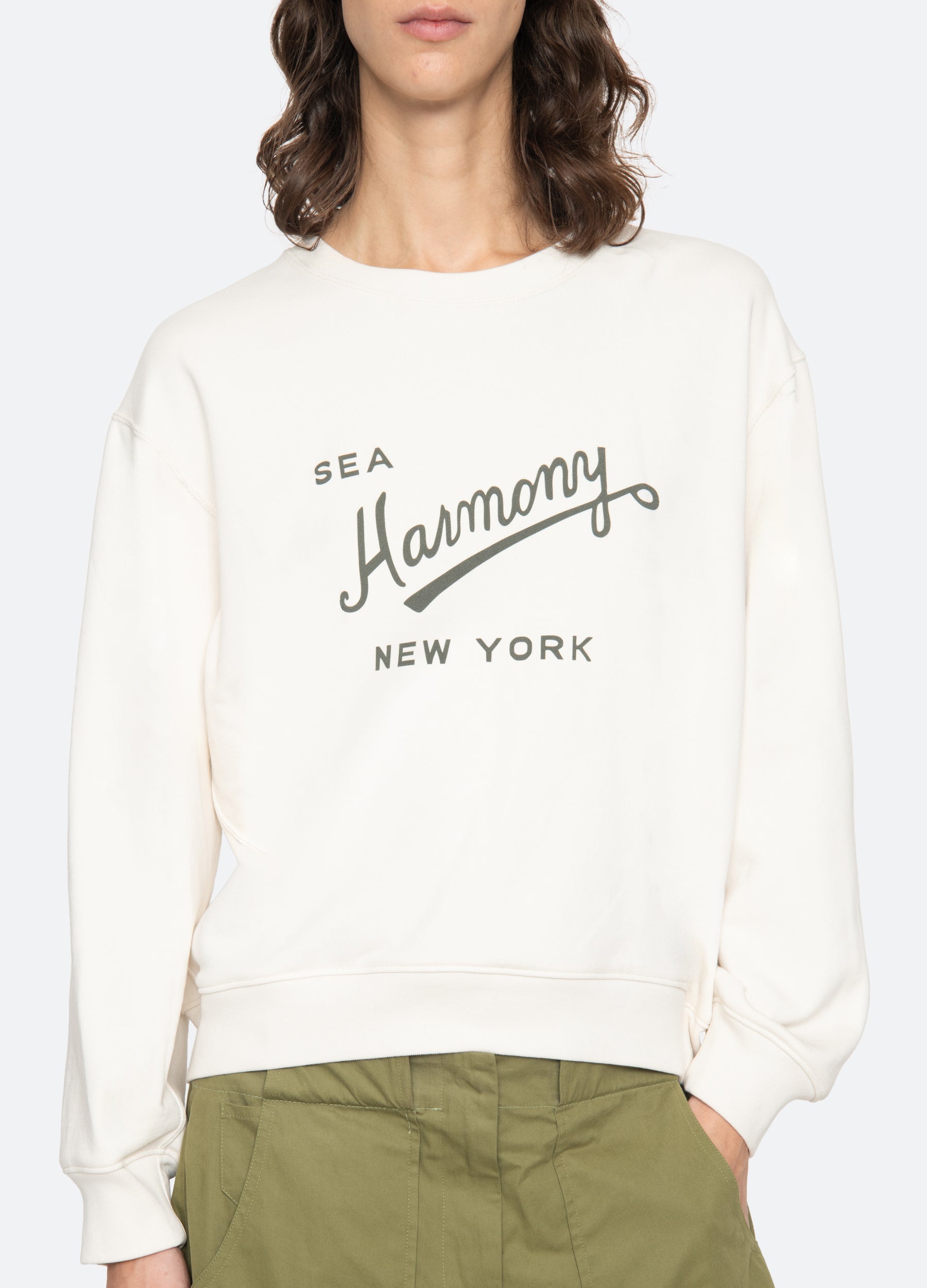 Cream Claira Sweatshirt | Sea New York