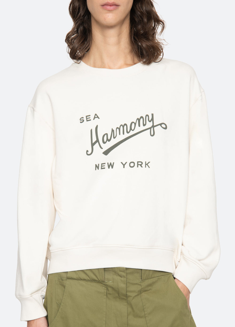 Cream Claira Sweatshirt | Sea New York