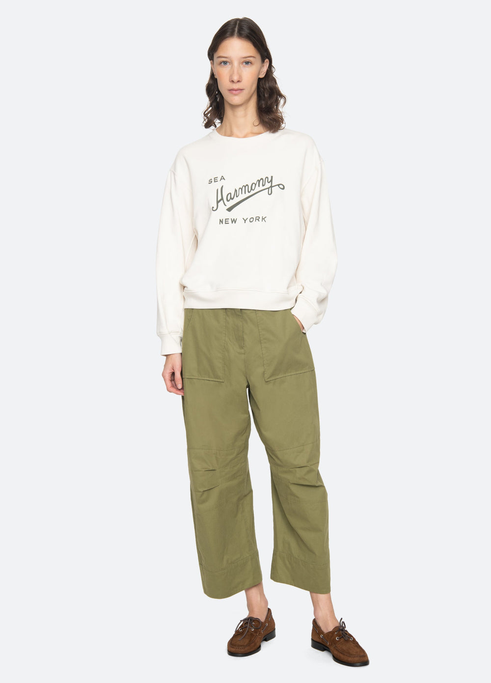 Cream Claira Sweatshirt | Sea New York