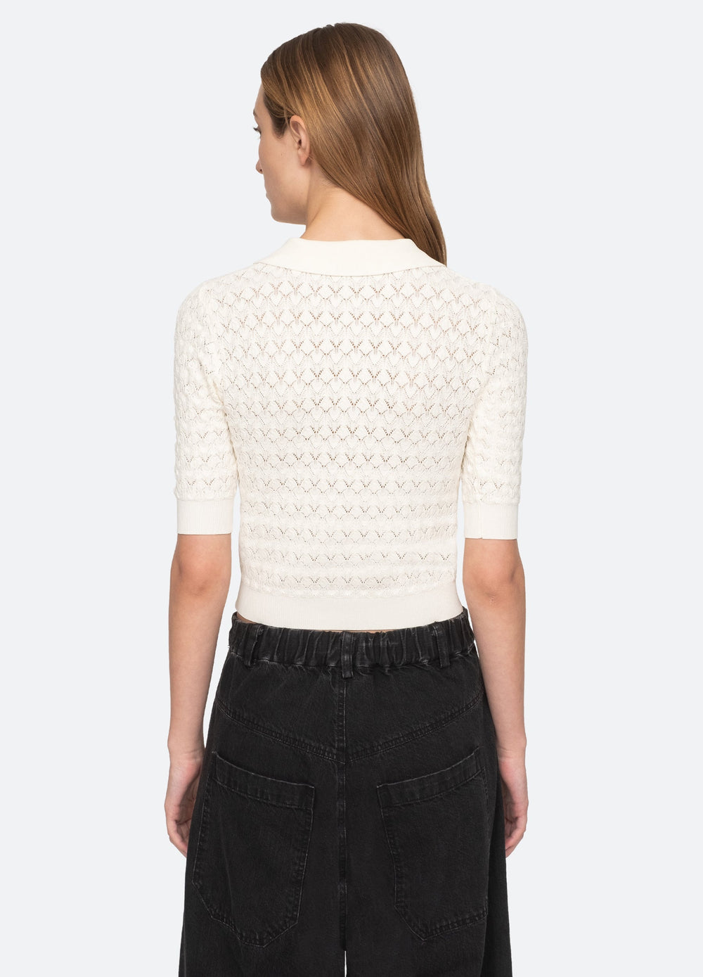 Black Rue Polo Sweater | Sea New York