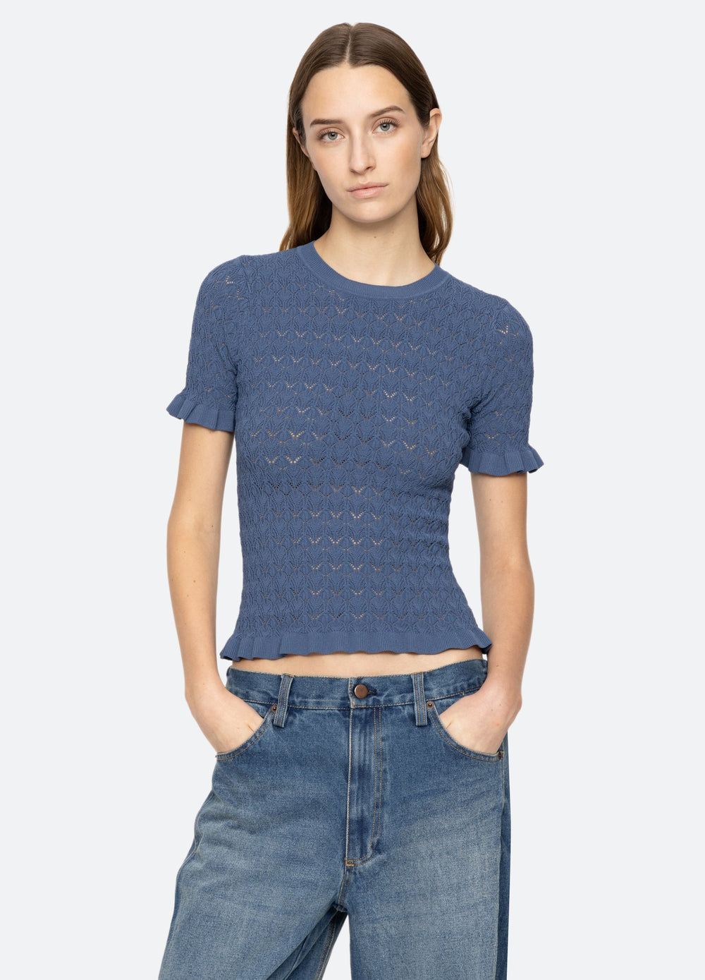 Black Rue S/S Sweater | Sea New York