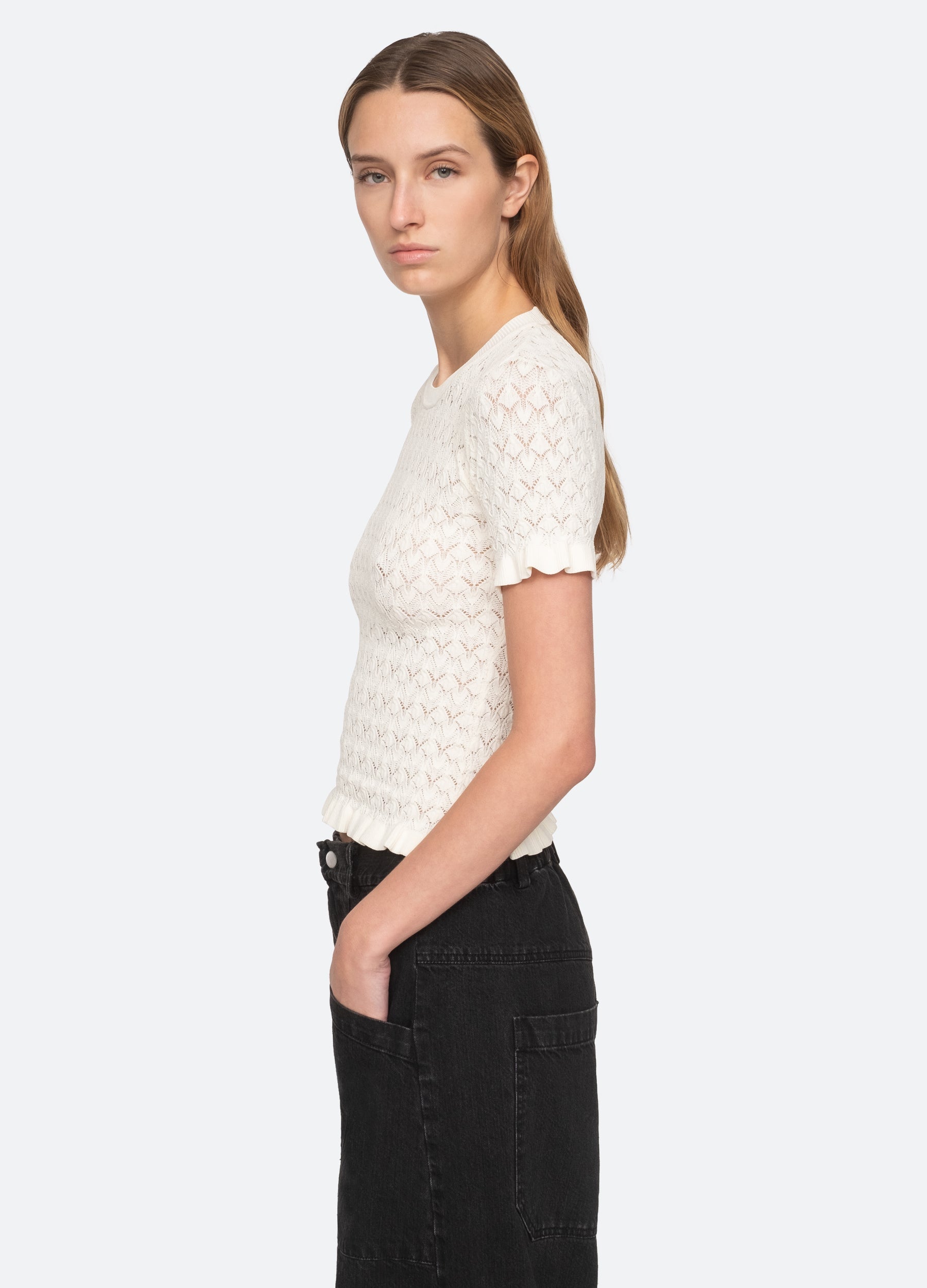 Black Rue S/S Sweater | Sea New York