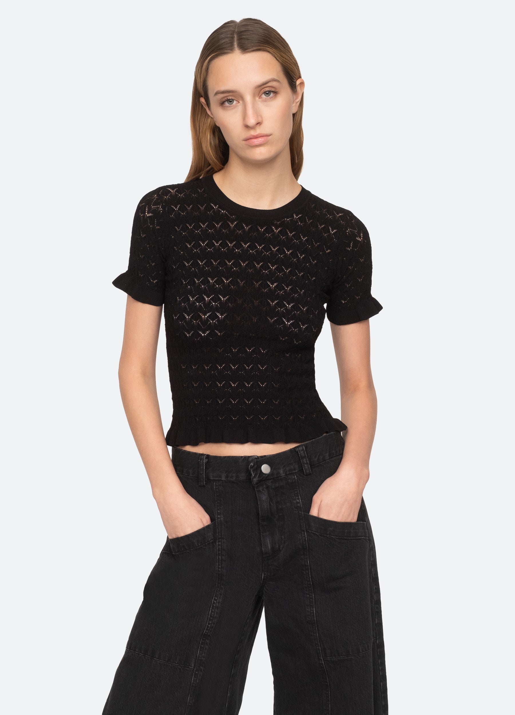 Black Rue S/S Sweater | Sea New York