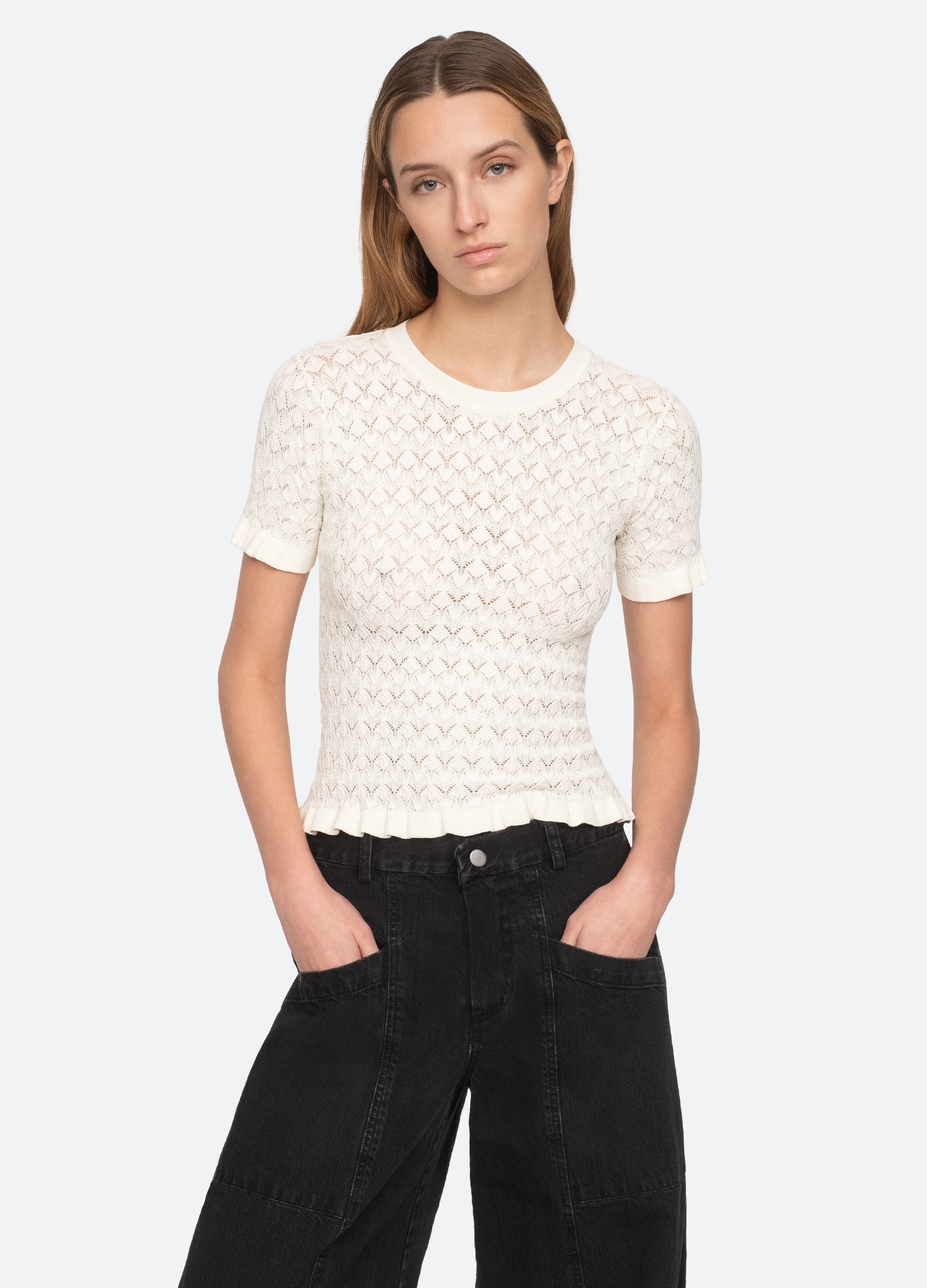 Black Rue S/S Sweater | Sea New York