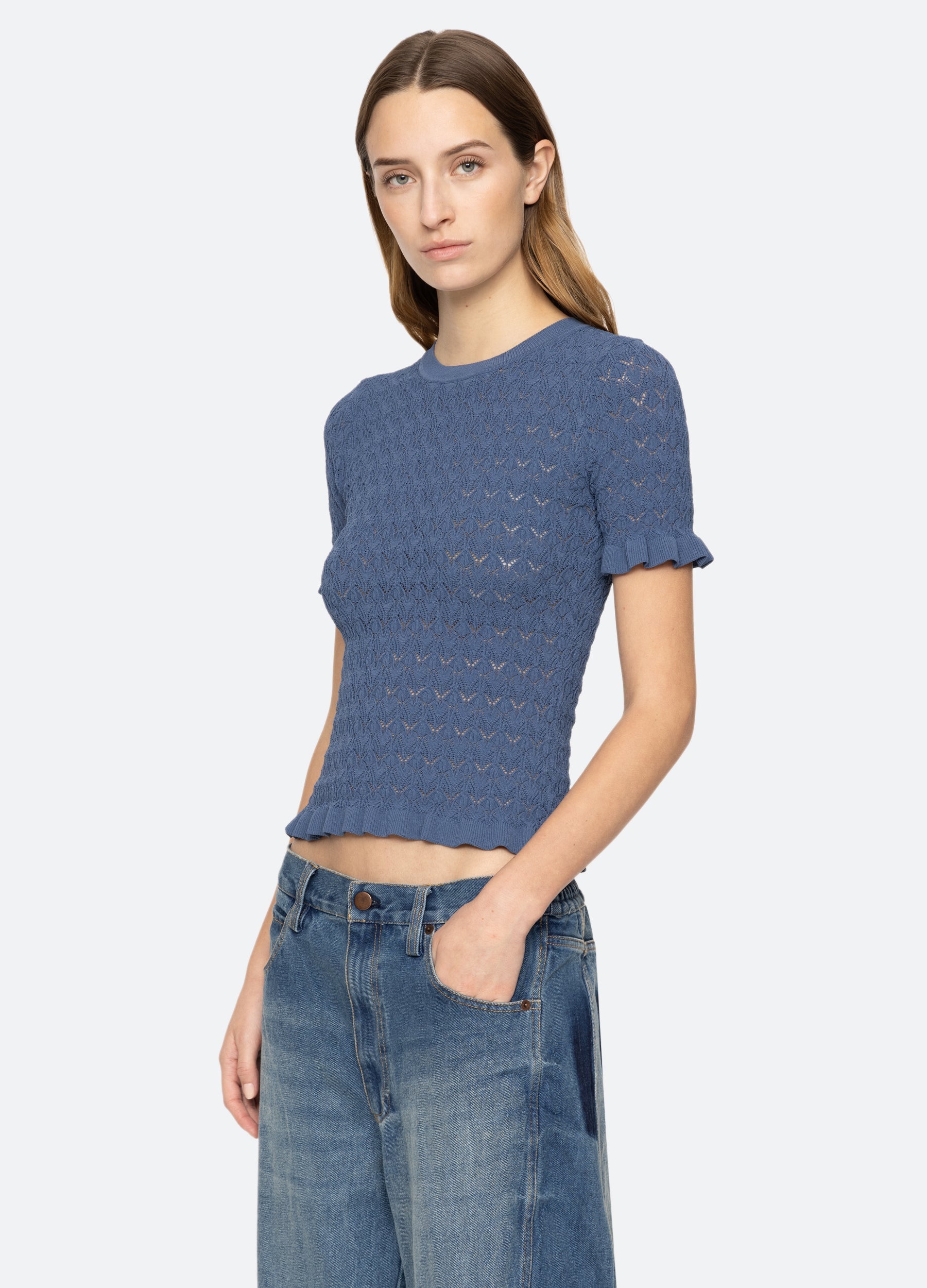 Black Rue S/S Sweater | Sea New York