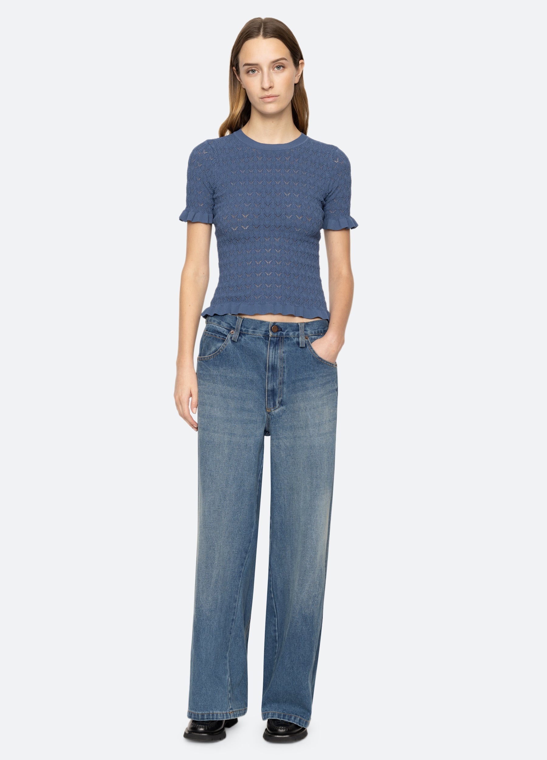 Black Rue S/S Sweater | Sea New York